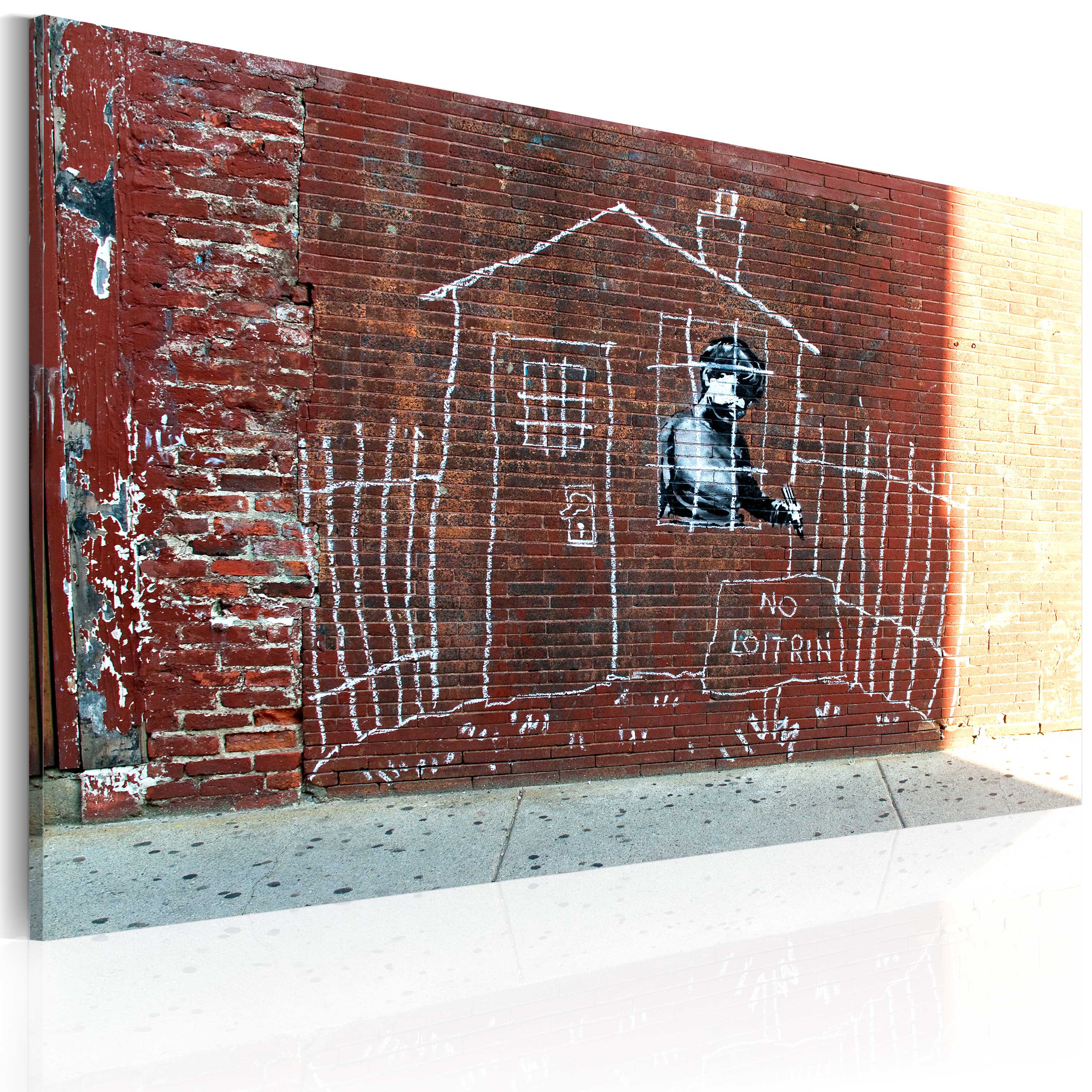 Canvas Print - Grounded (Banksy) - 60x40