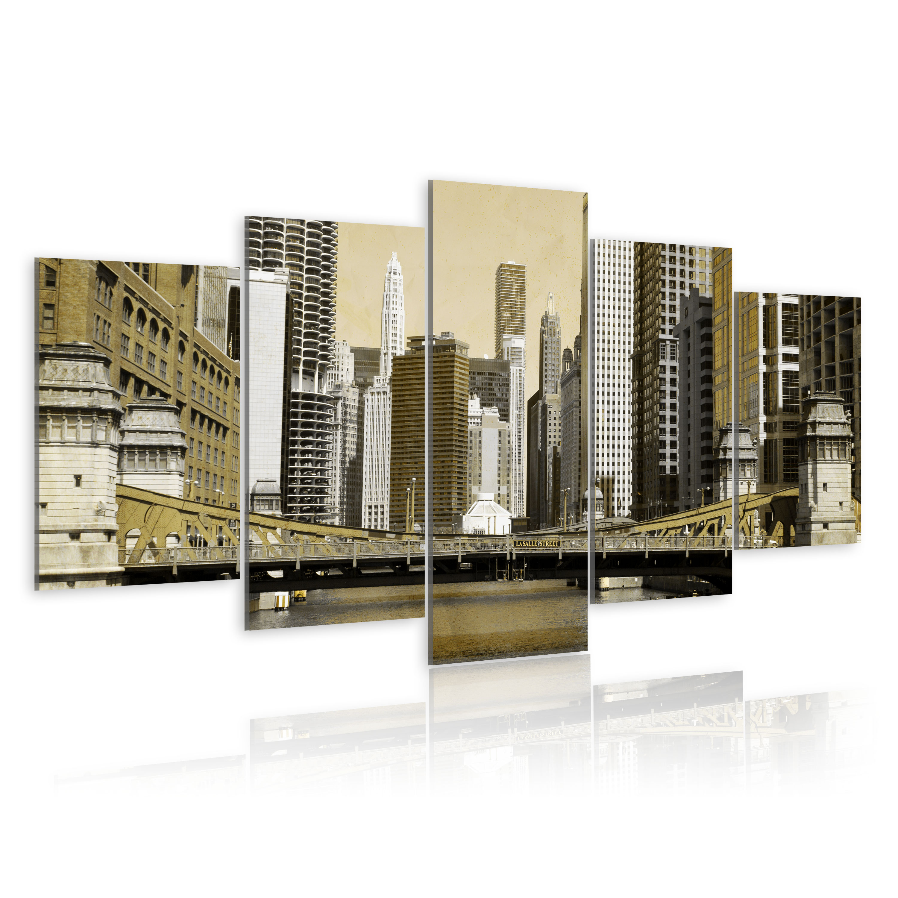 NEW YORK SKYLINE NYC STADT Wandbilder xxl Bilder Vlies Leinwand 030102-24 - Bild 12 von 23