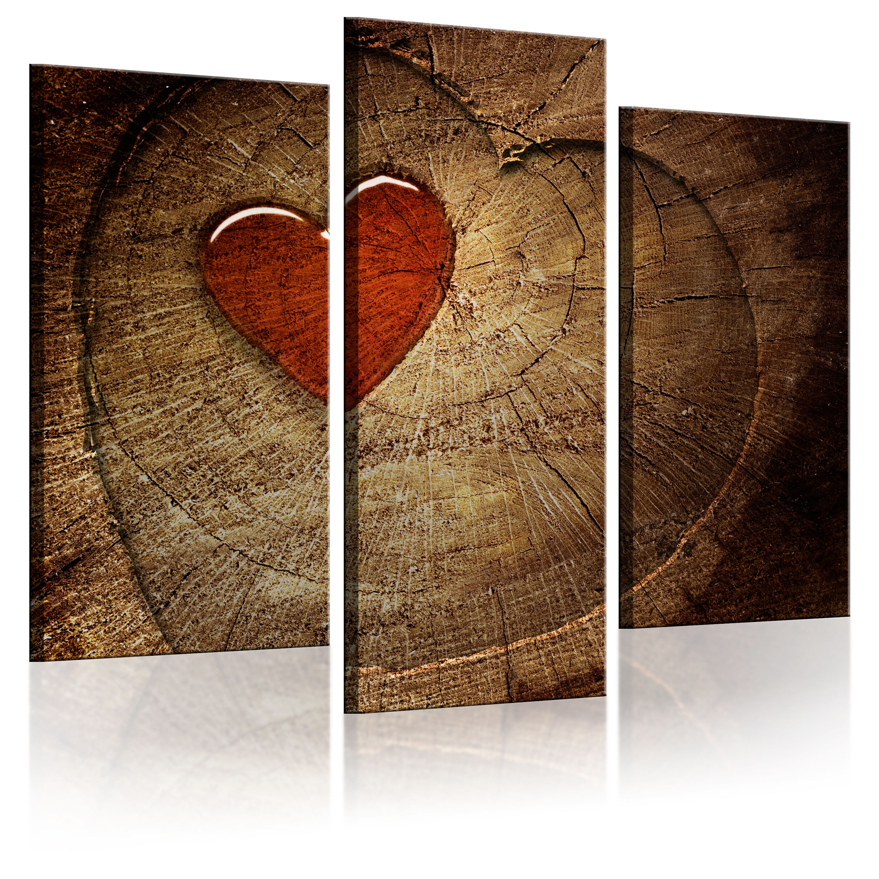 Canvas Print - Old love does not rust - triptych - 120x100