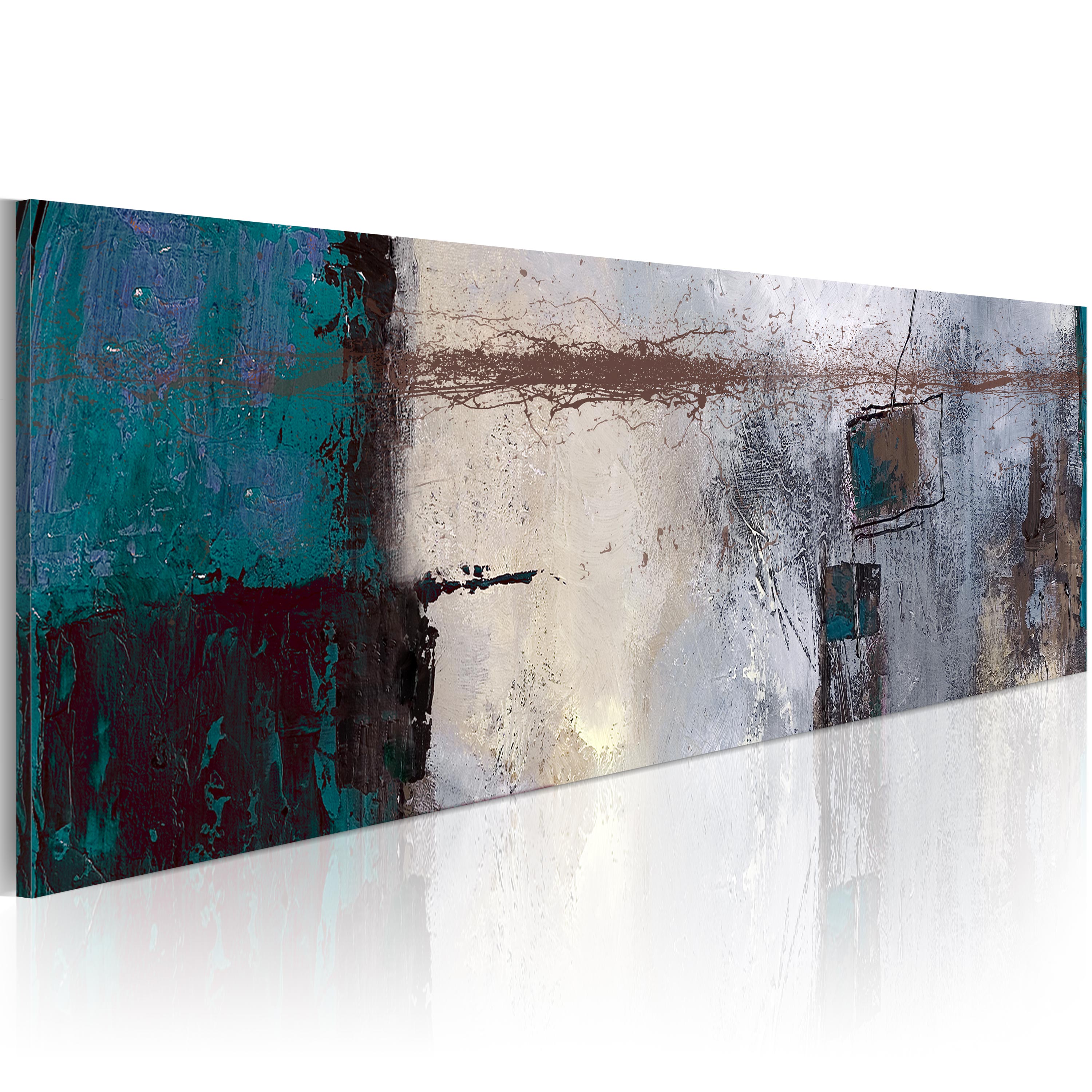 Canvas Print - Turquoise accents - 120x40