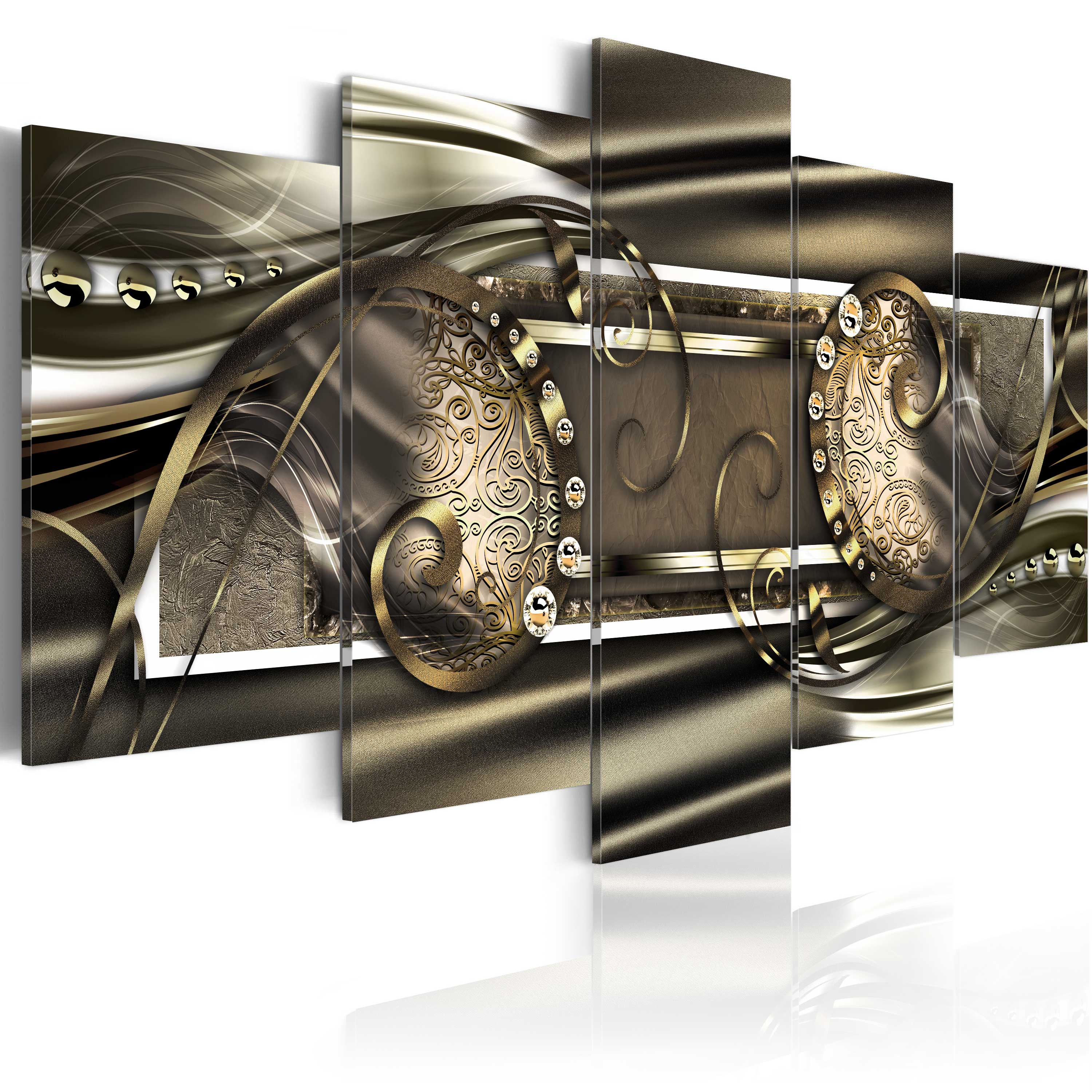 ABSTRACT Canvas Wall Art Image Photo Print a-A-0086-b-n
