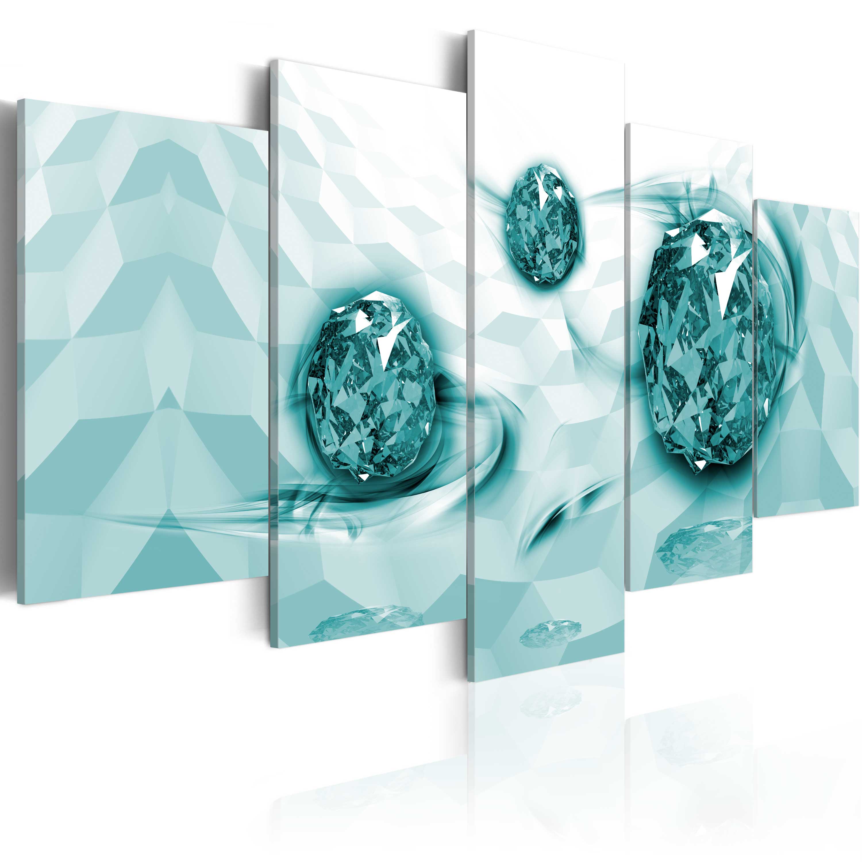 Canvas Print - Embedded In Turquoise - 100x50