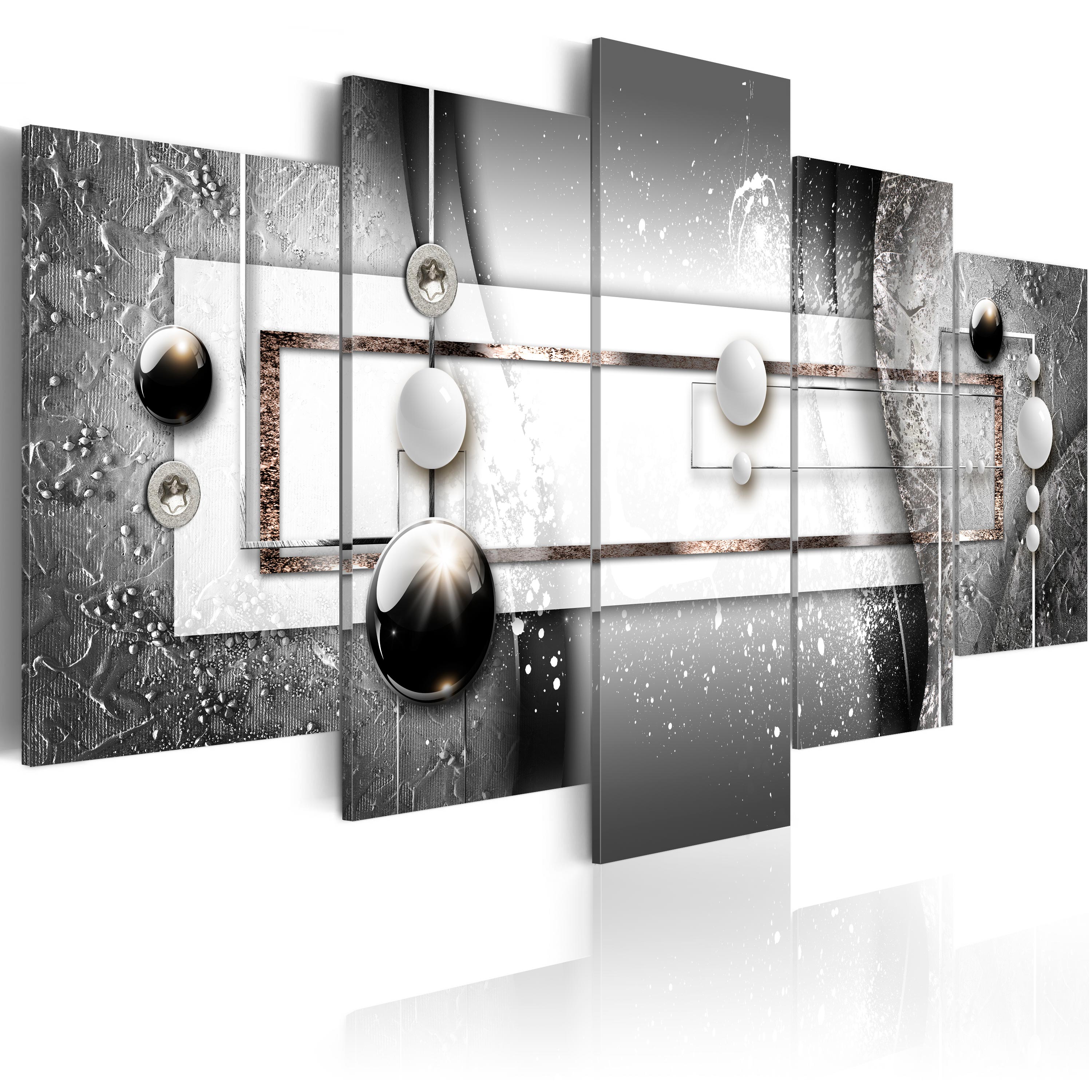 ABSTRACT Canvas Wall Art Image Photo Print a-A-0245-b-n