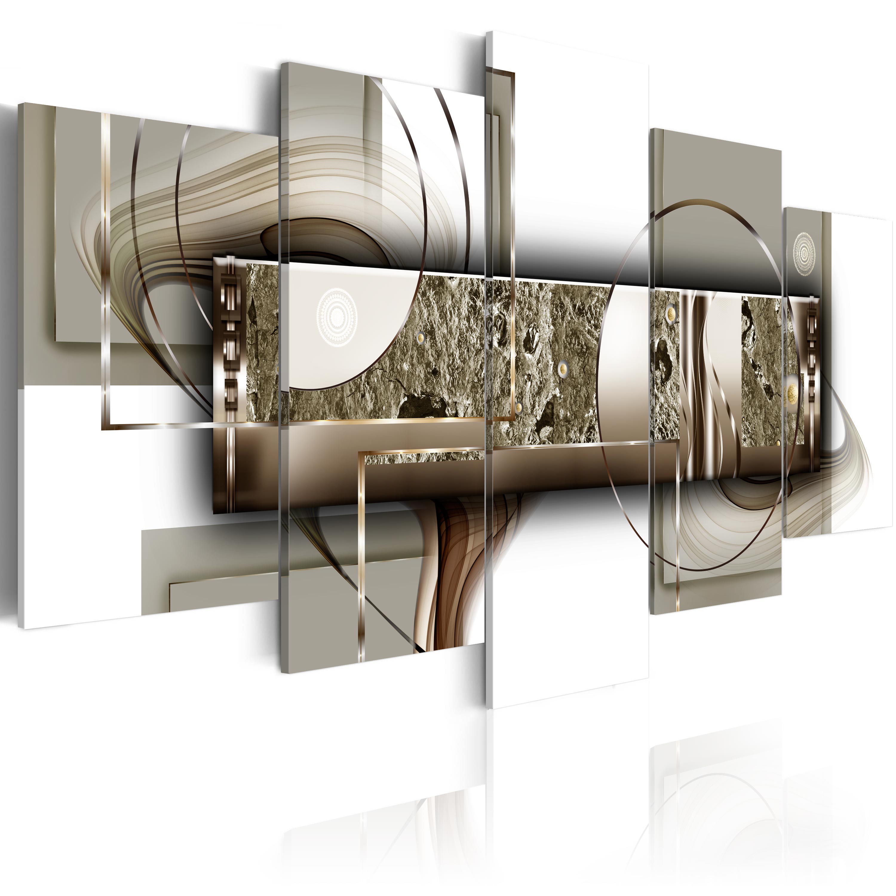 ABSTRACT Canvas Wall Art Image Photo Print a-A-0251-b-n