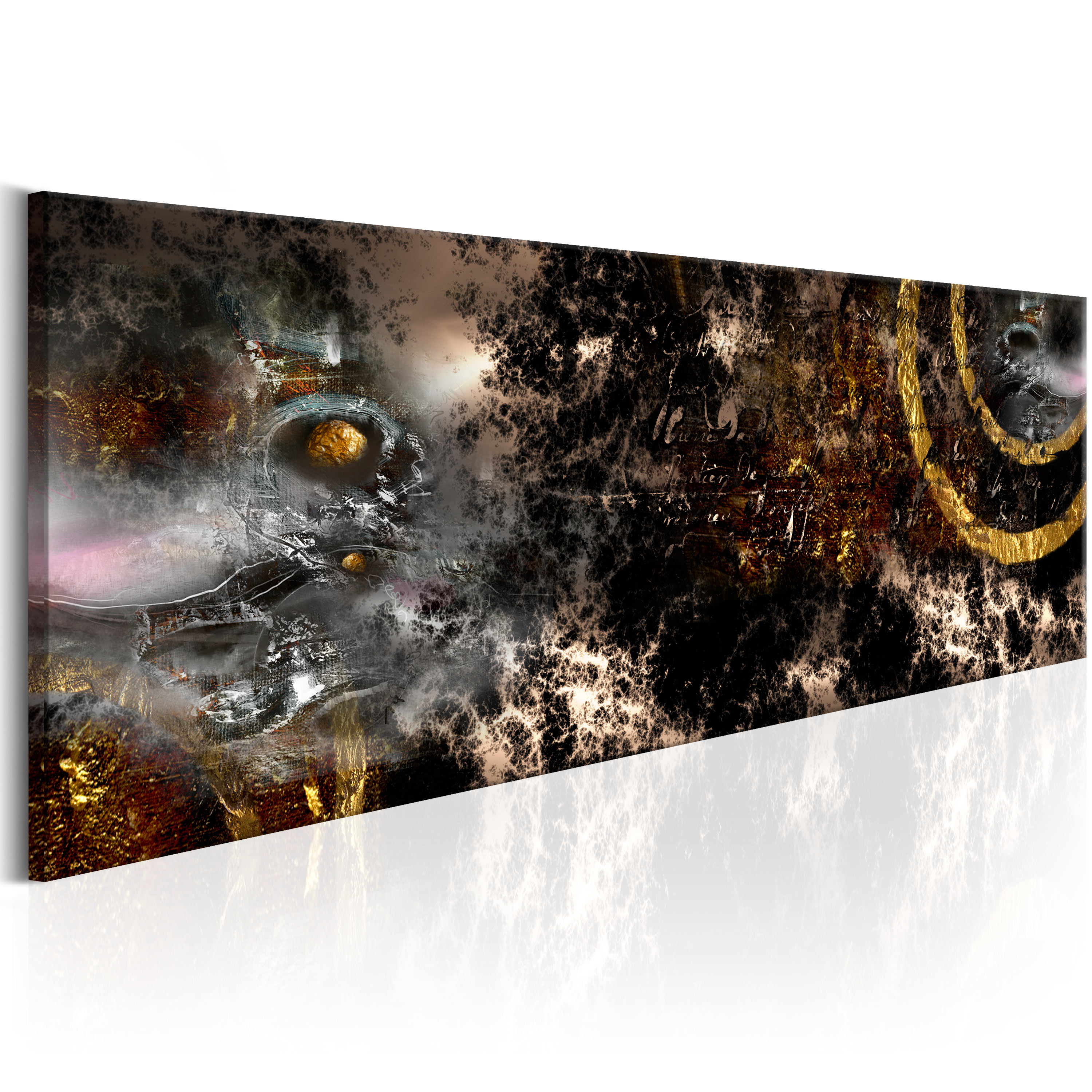 Canvas Print - Golden Galaxy - 120x40