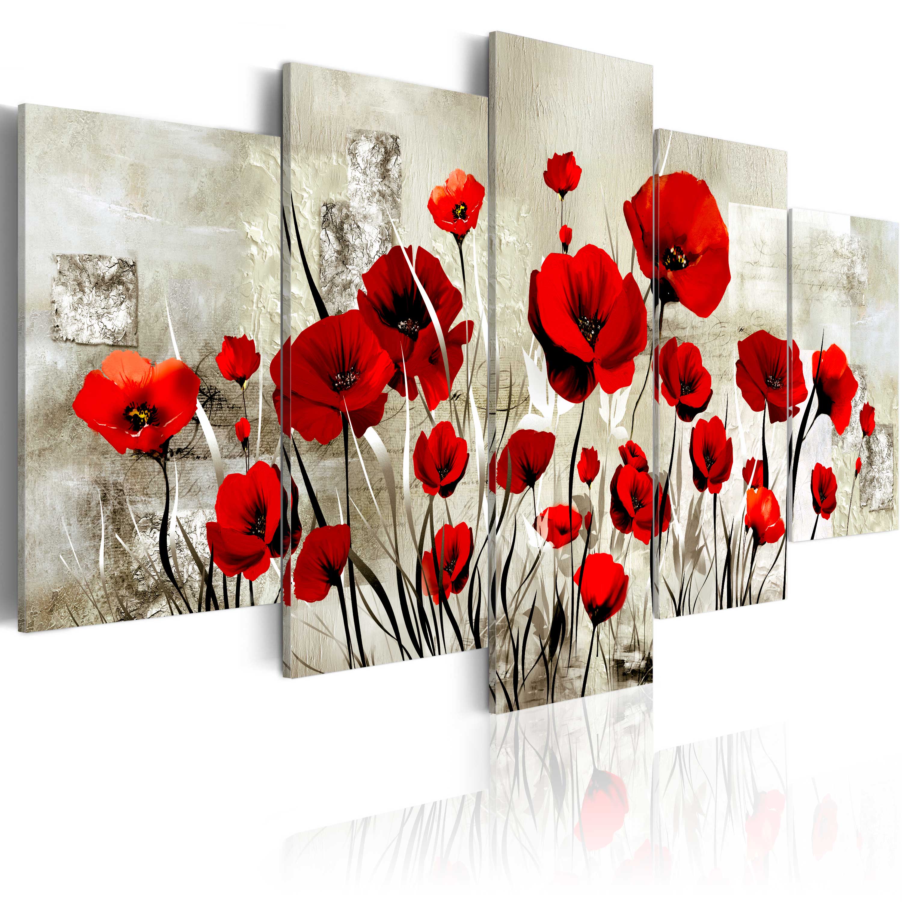 Canvas Print - Scarlet Field - 100x50