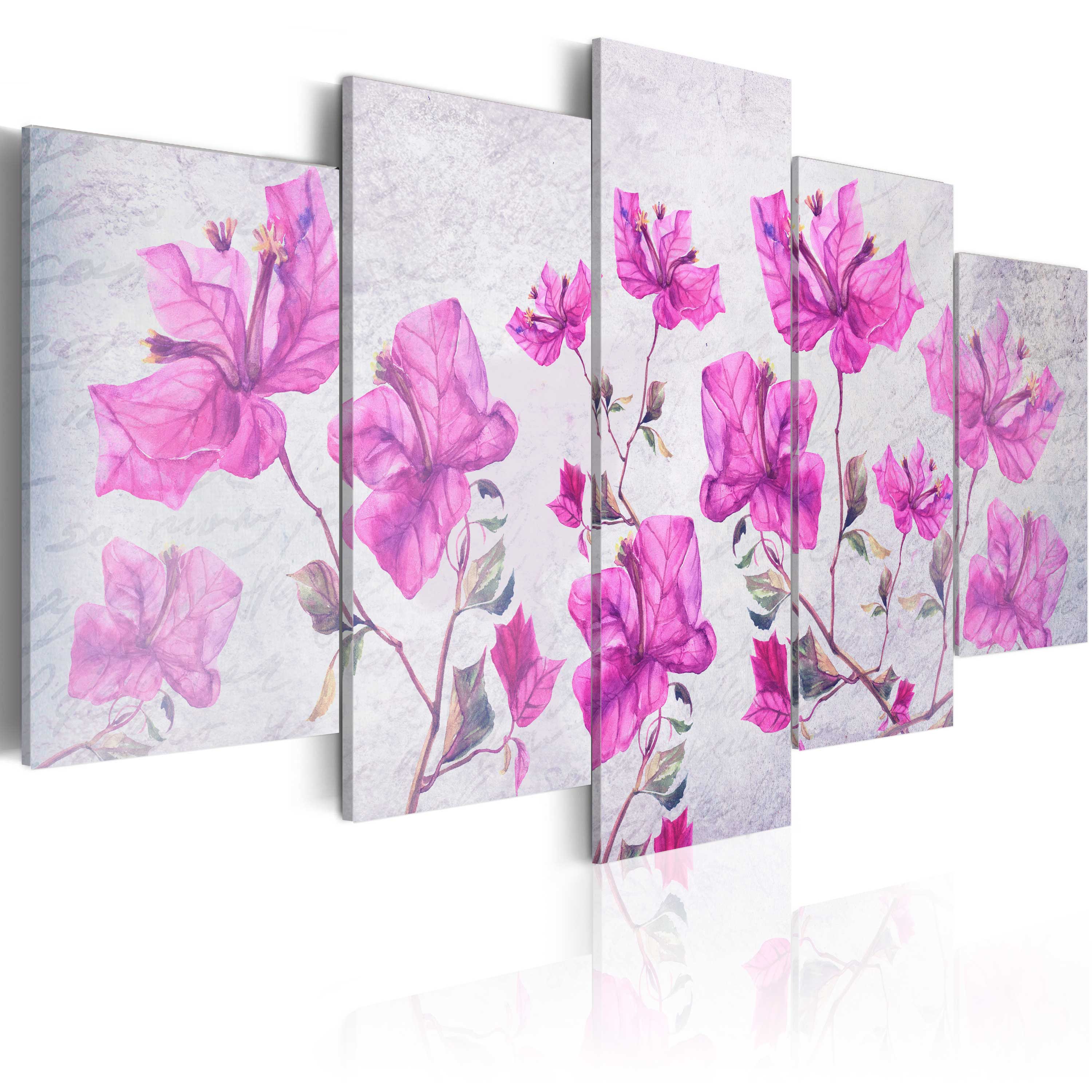 Canvas Print - Purple Flowers - 200x100