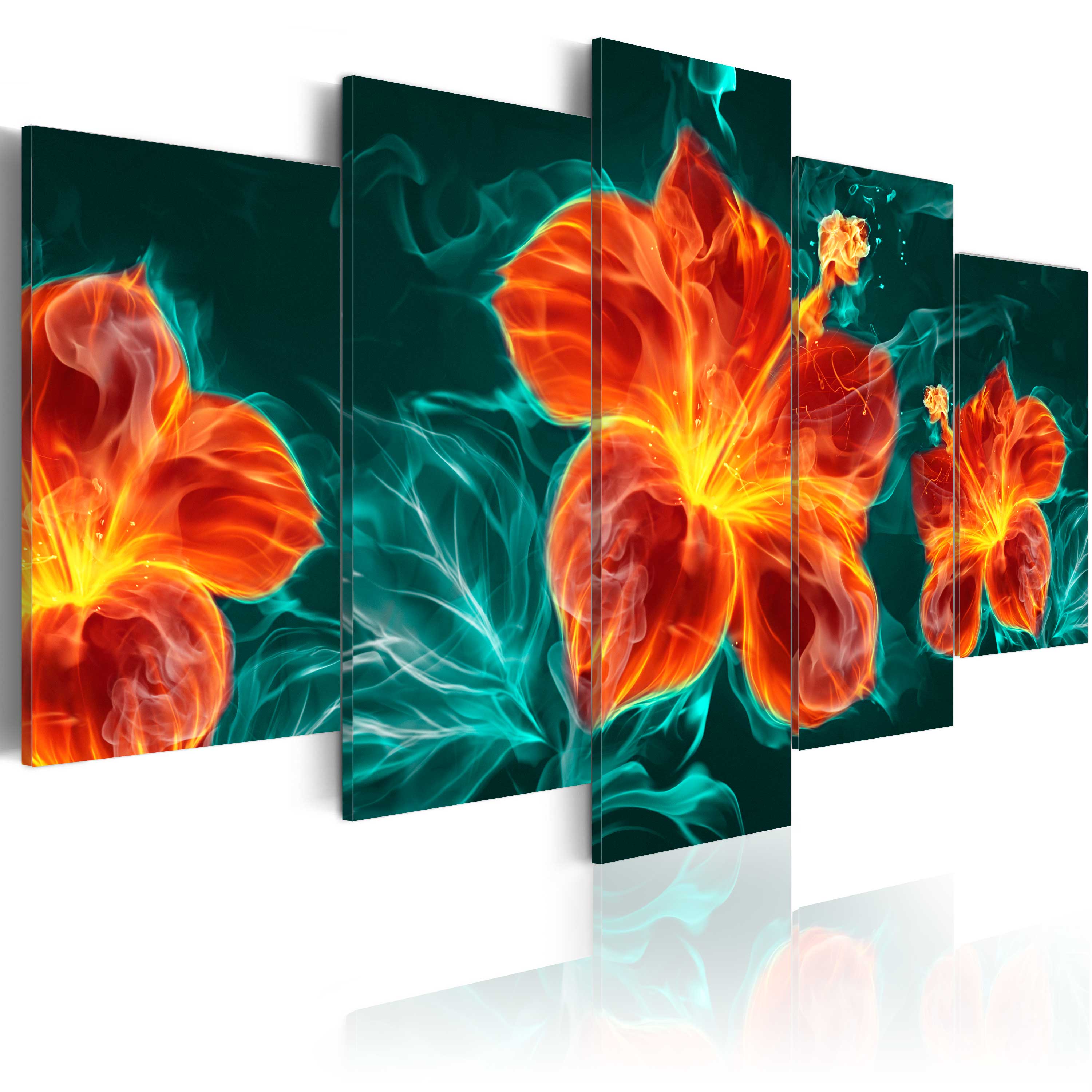 Canvas Print - Flaming Lily - 200x100