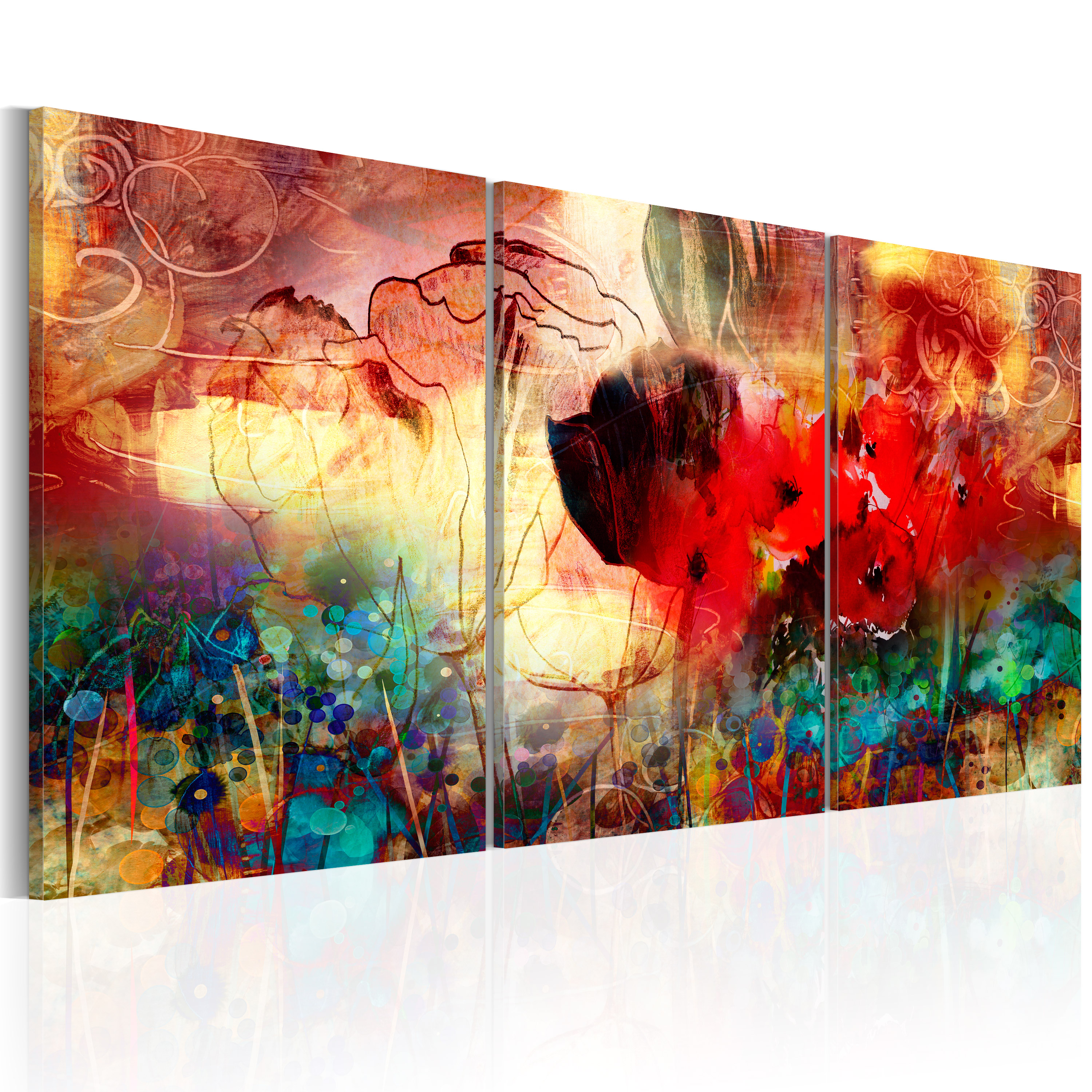 Canvas Print - Garden of Colours - 60x30