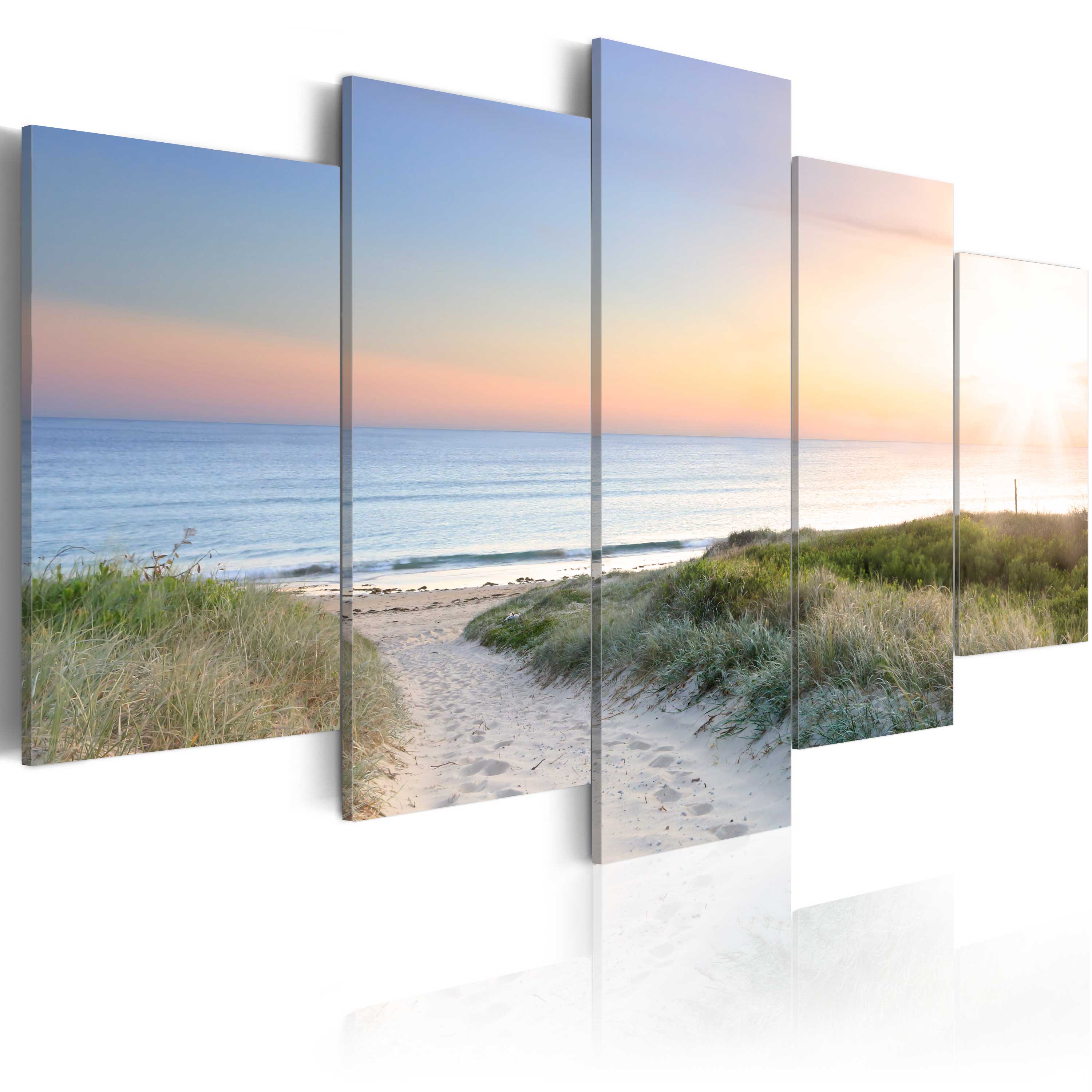 Canvas Print - Baltic Sea in the morning - 200x100