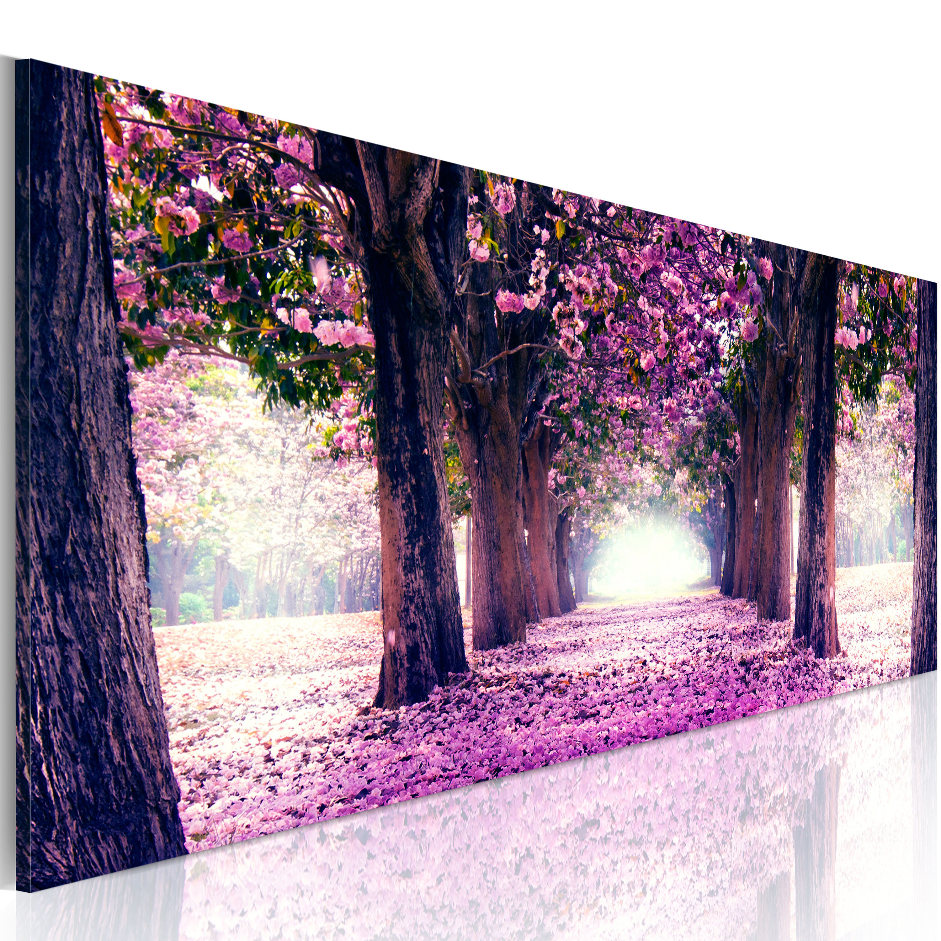 Canvas Print - Purple Spring - 120x40
