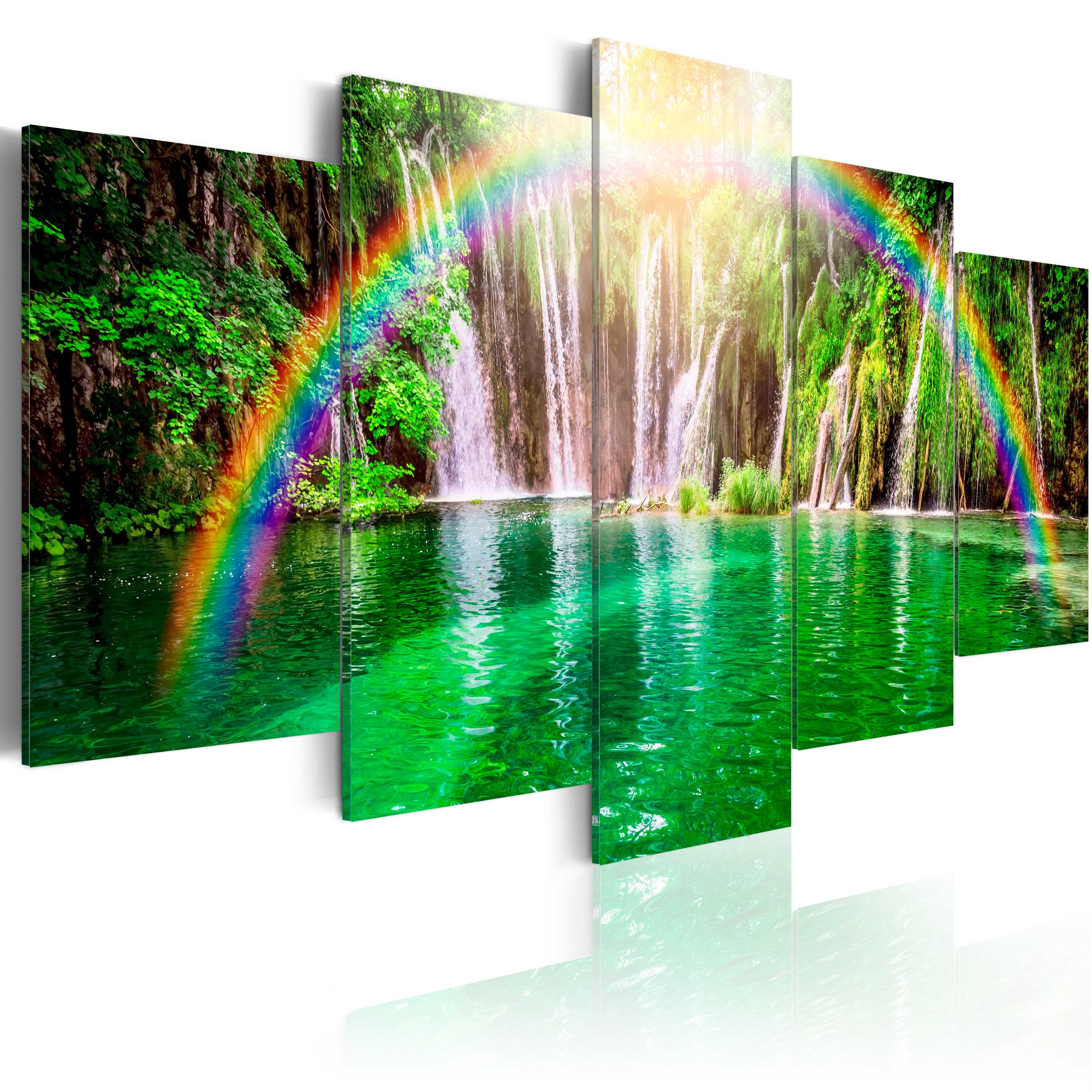 Canvas Print - Rainbow time II - 200x100