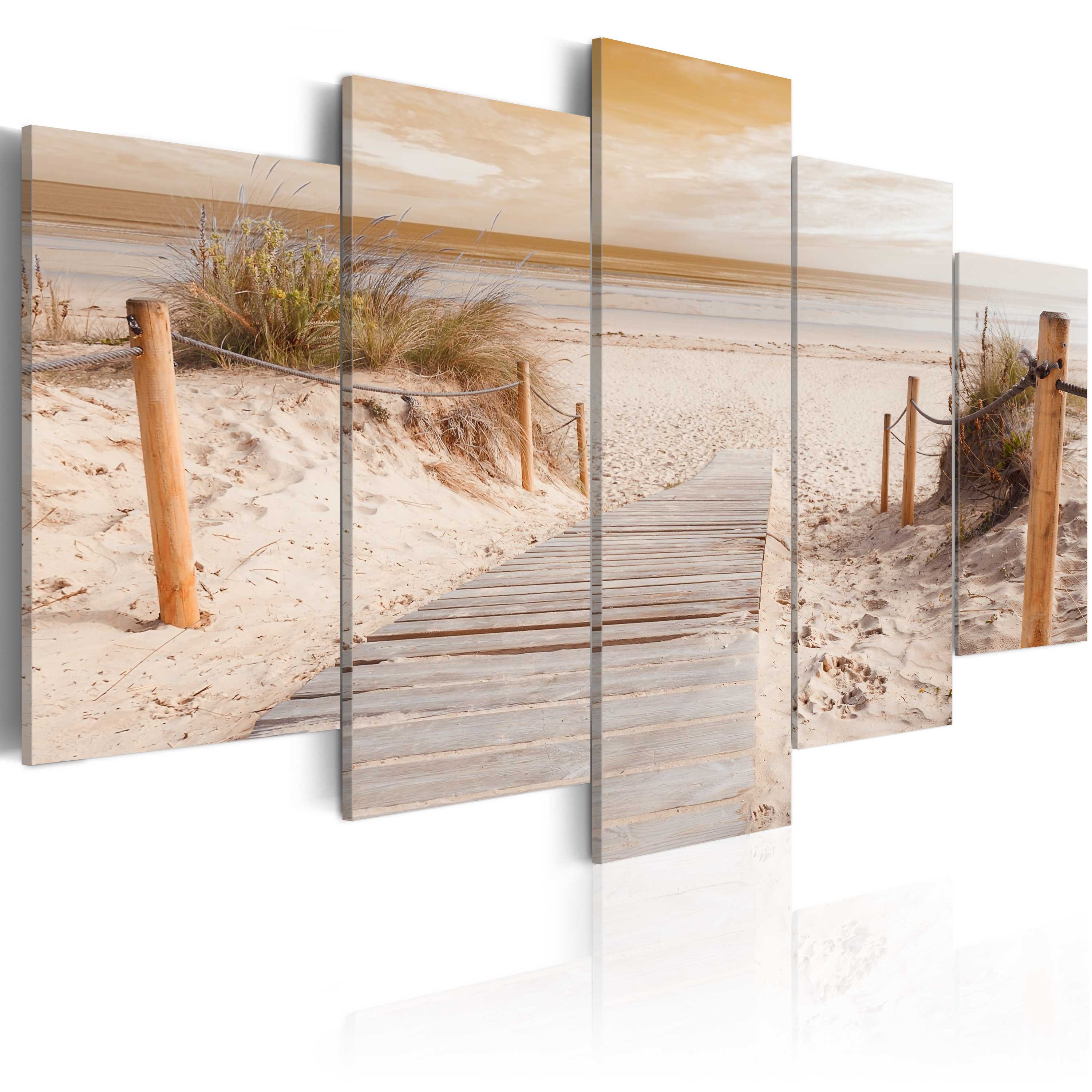 Tableau Déco Impression Sur Toile Intissé - Motif Plage Mer - Référence C-A-0049-b-b - Neuf