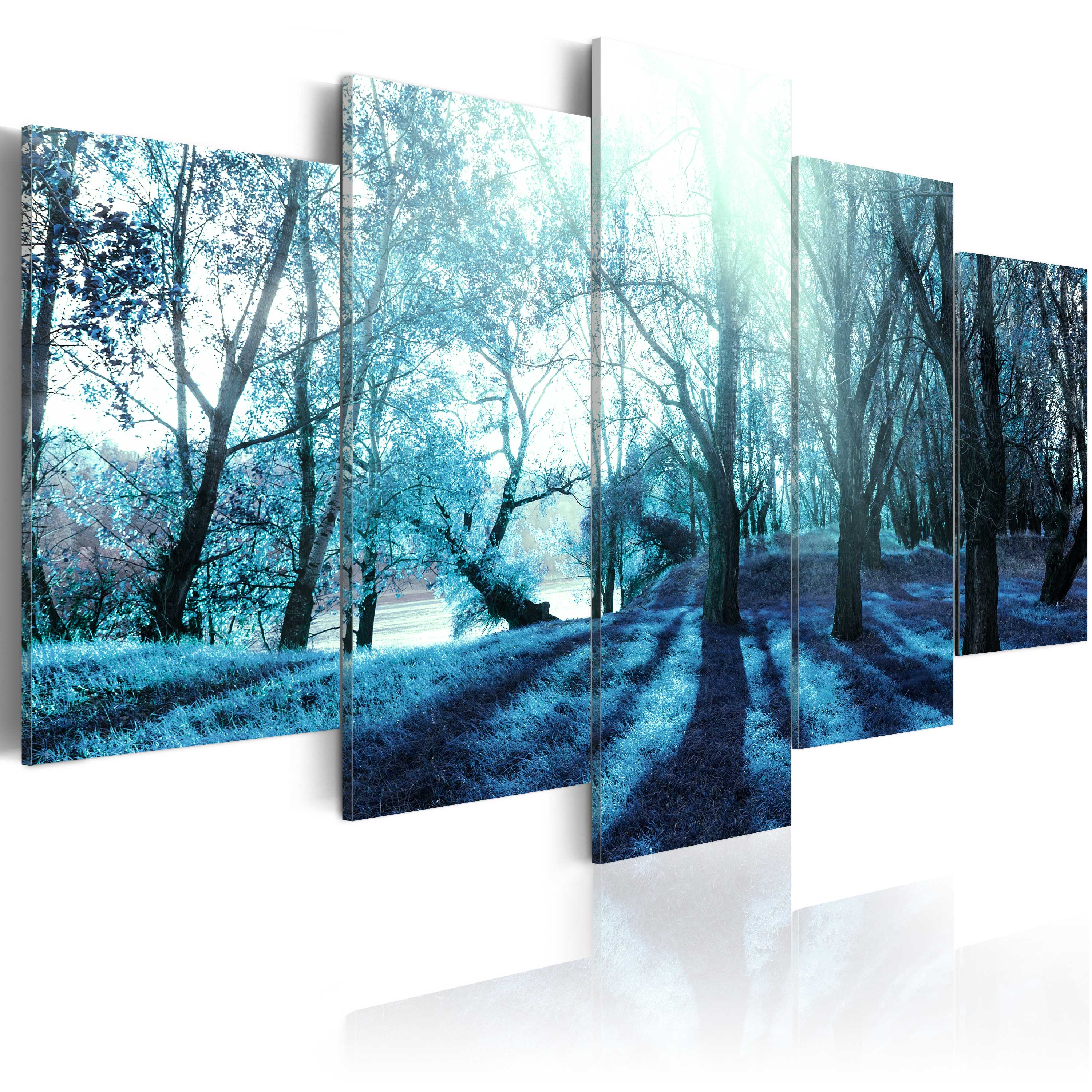 Canvas Print - Blue glade - 200x100