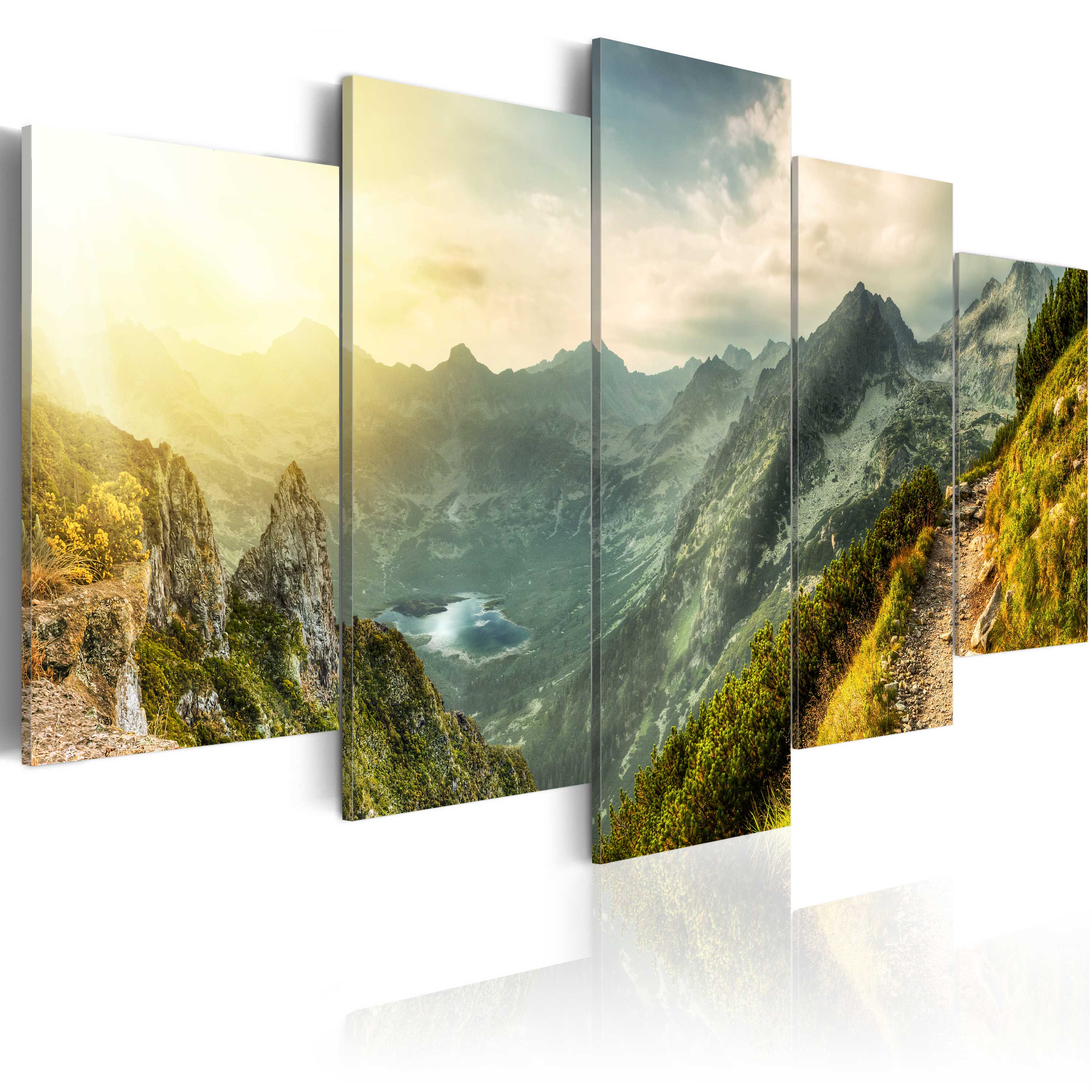 Canvas Print - Slovak mountain landscape - 100x50