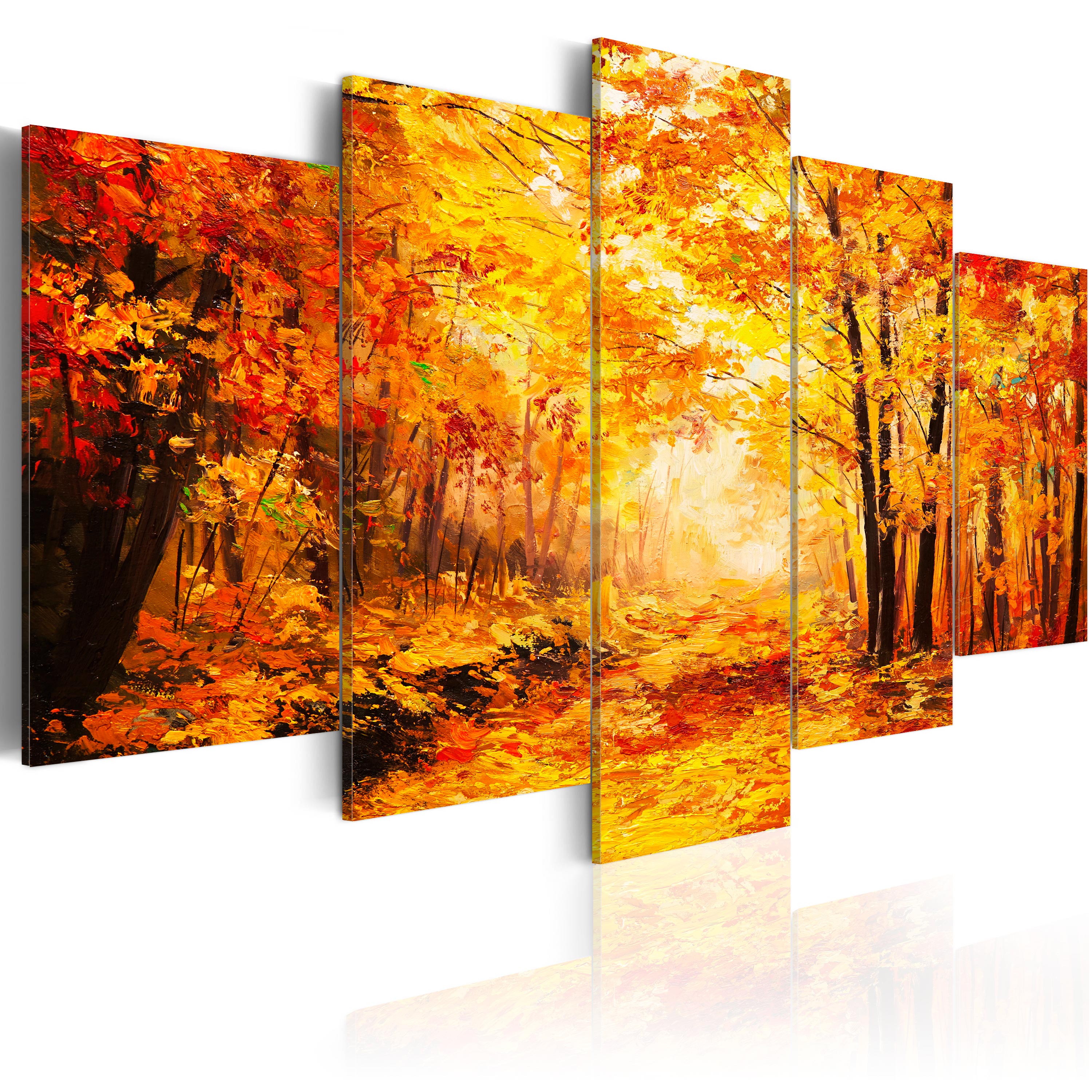 Canvas Print - Autumn Alley - 200x100