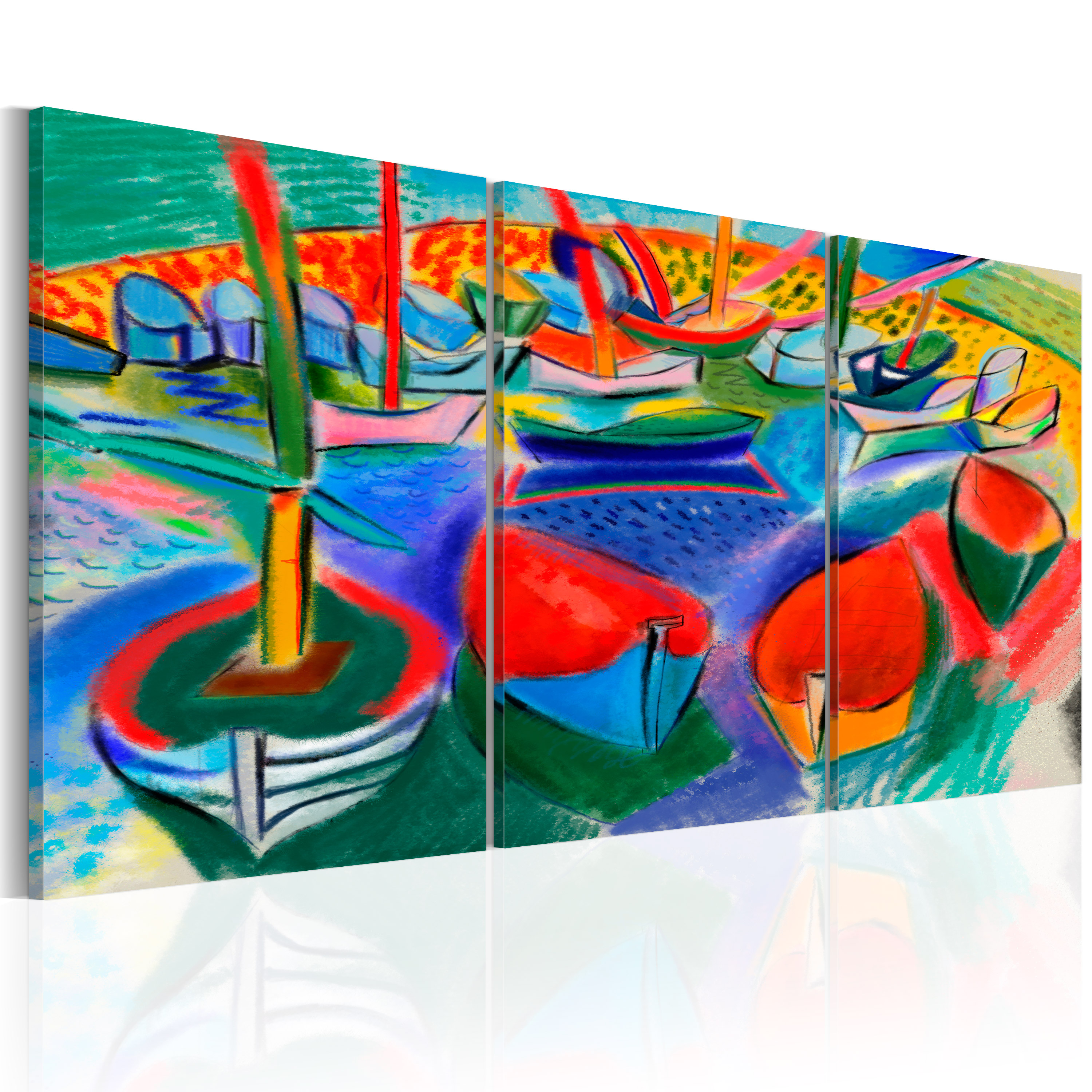 Canvas Print - Sea of Colours - 60x30