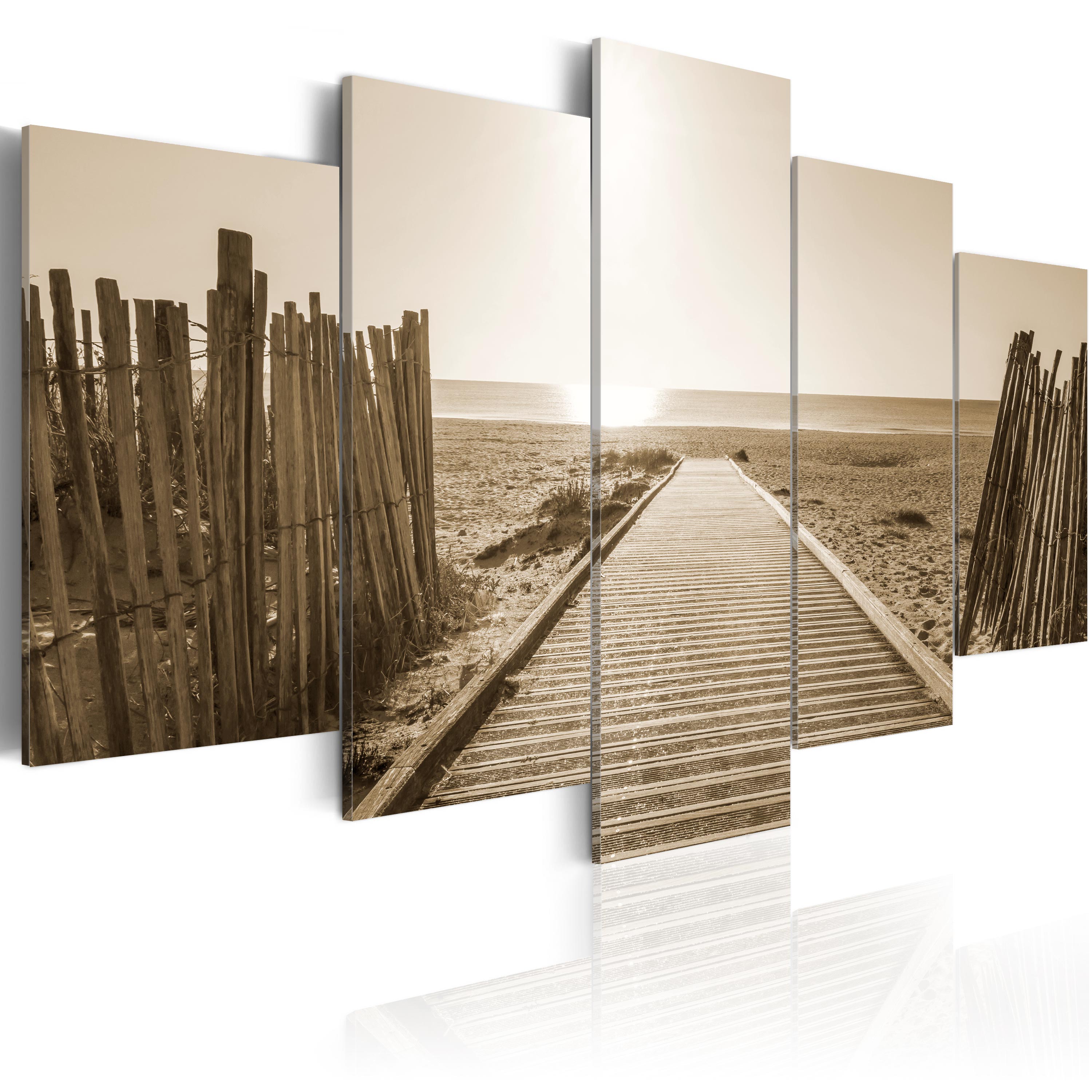 Canvas Print - Beach of Memories - 100x50