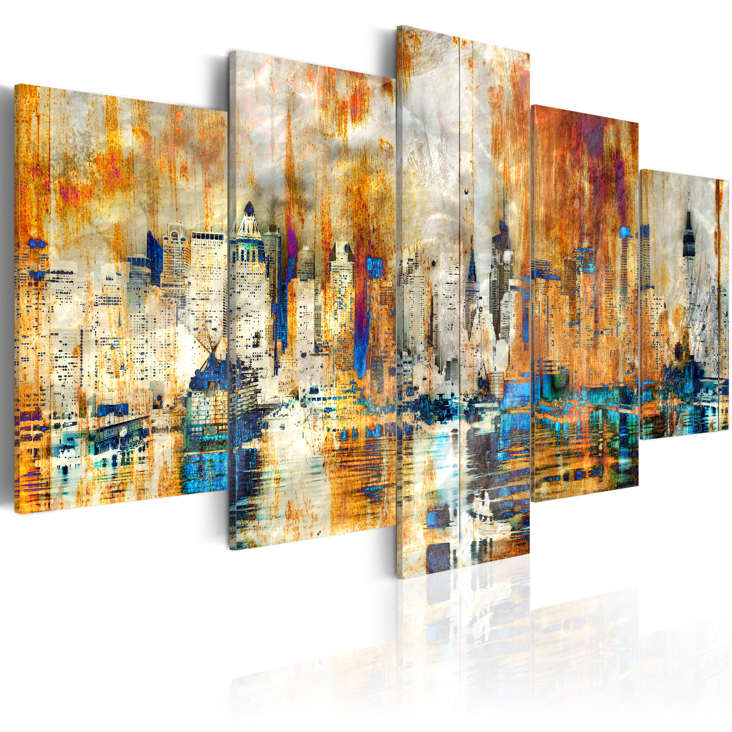 Canvas Print - Memory of the City - 100x50