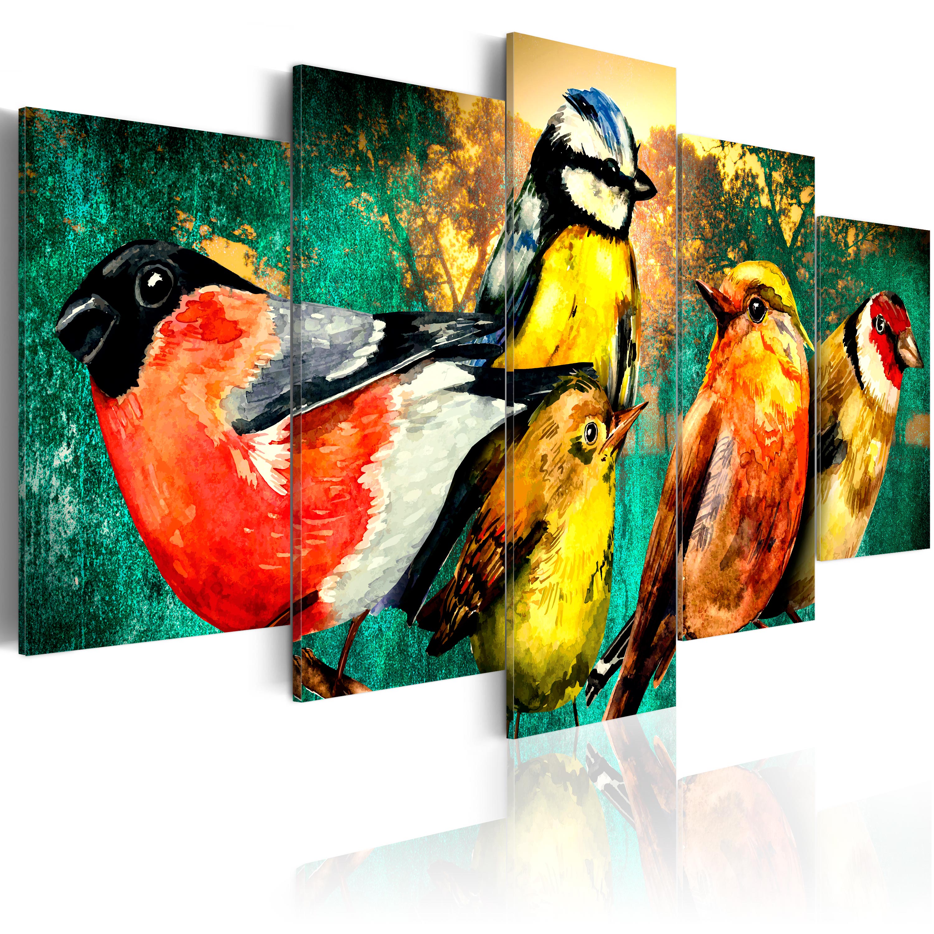 Canvas Print - Birds Meeting - 200x100