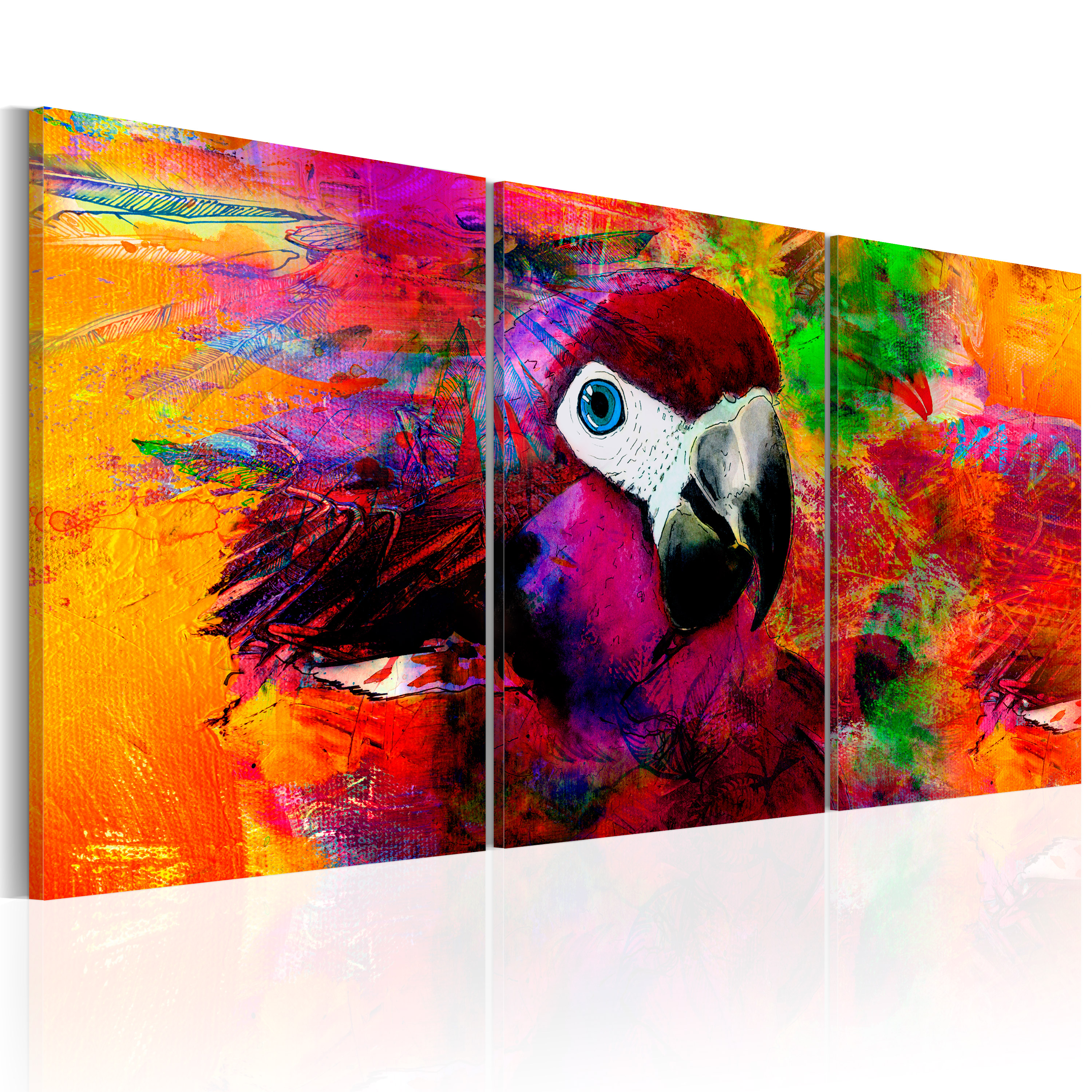 Canvas Print - Jungle of Colours - 60x30