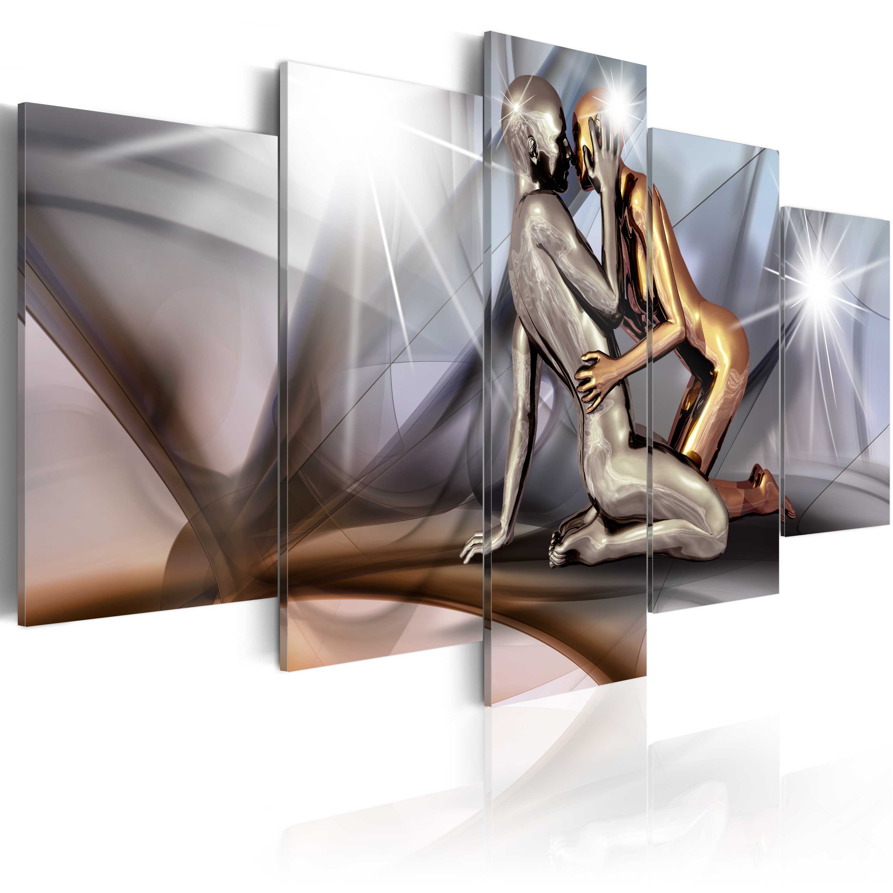 Canvas Print - Gold couple - 100x50