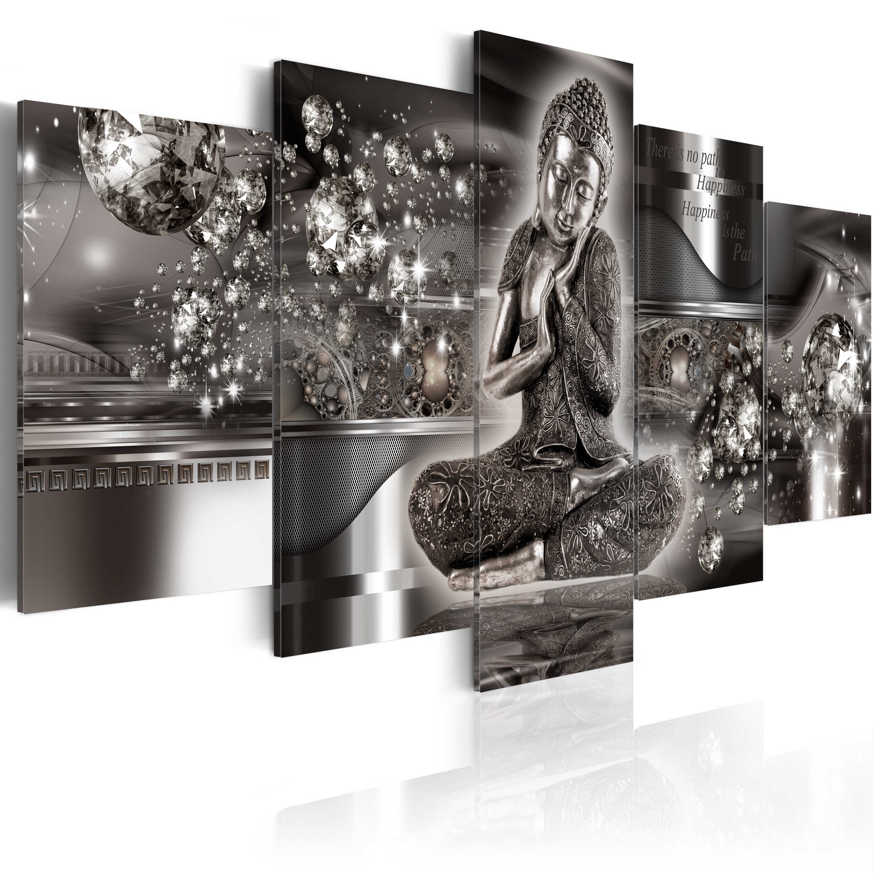 BUDDAH ABSTRACT Non-woven Canvas Wall Art Image Photo Print h-A-0053-b-p