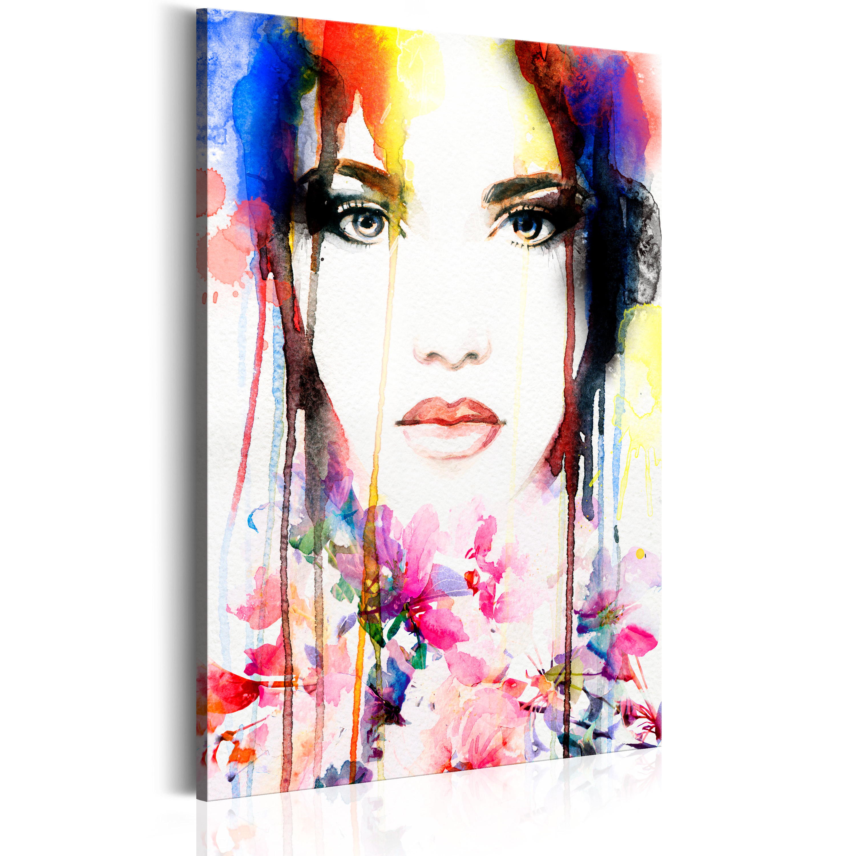 Canvas Print - Colourful Lady - 60x90