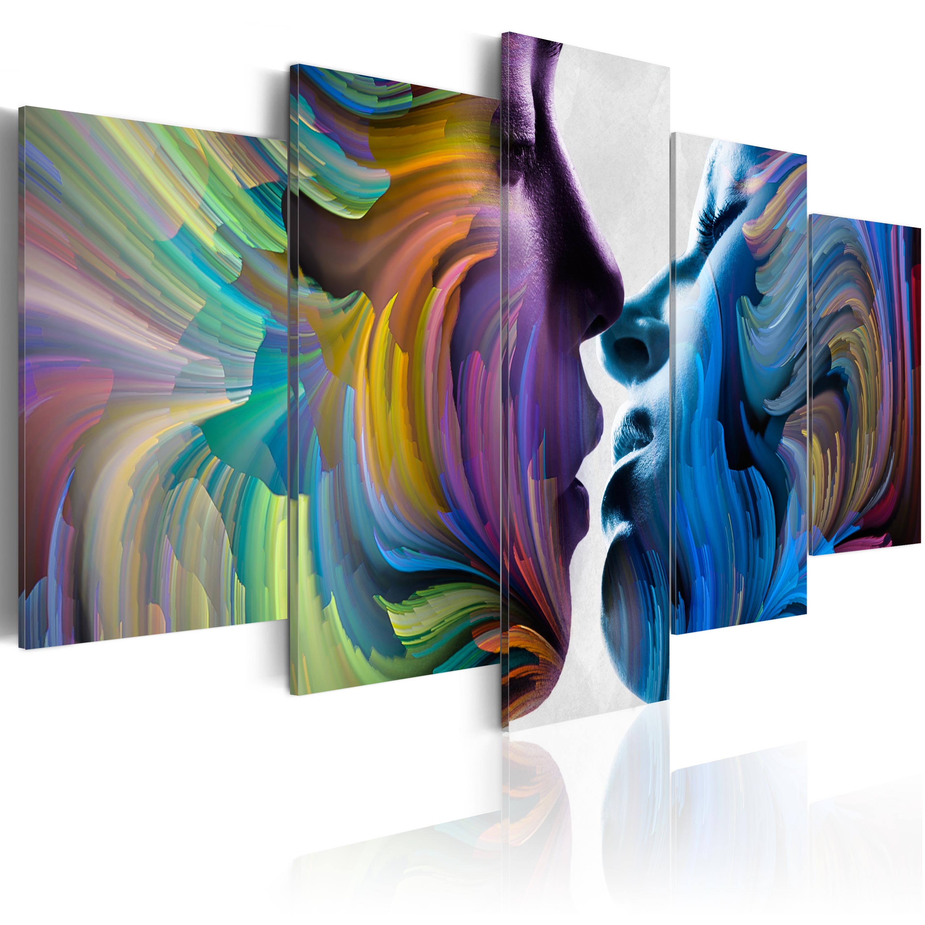 Canvas Print - Kiss of Colours - 200x100