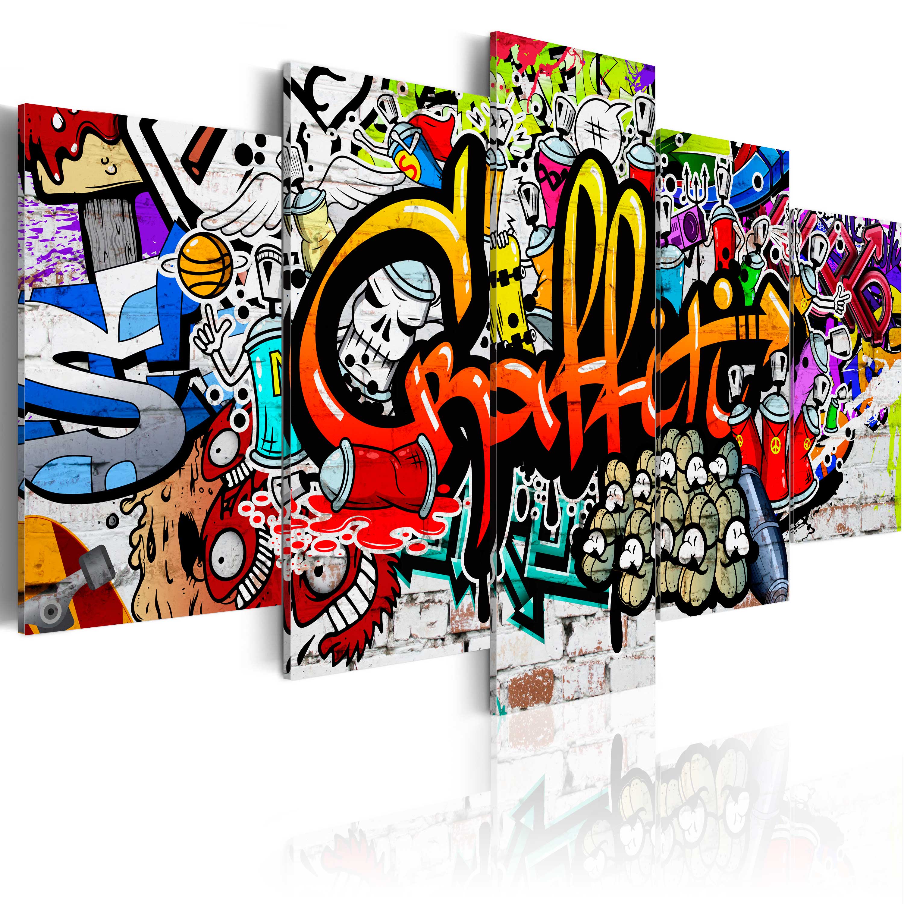 Canvas Print - Colourful Style - 200x100