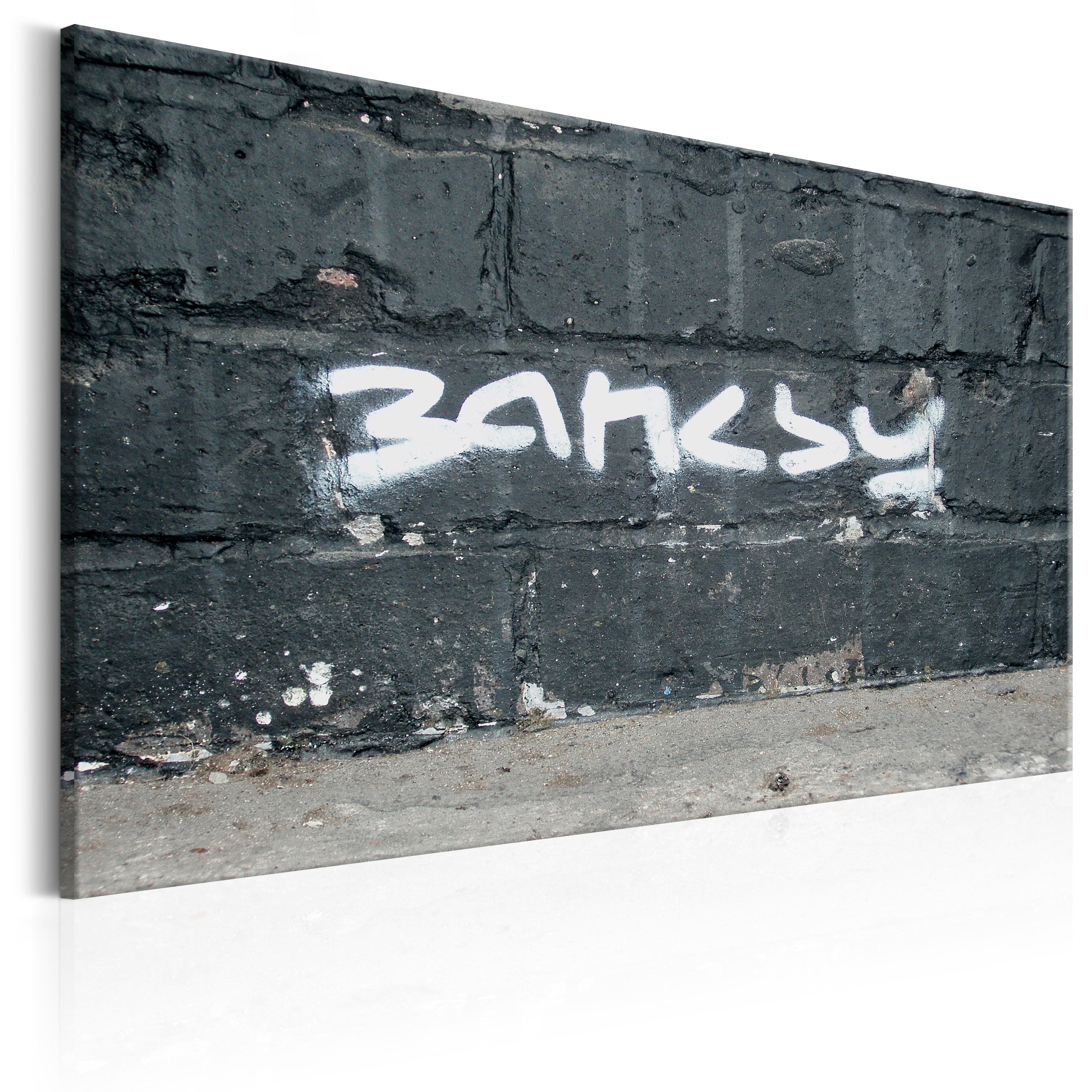 Canvas Print - Banksy Signature - 120x80