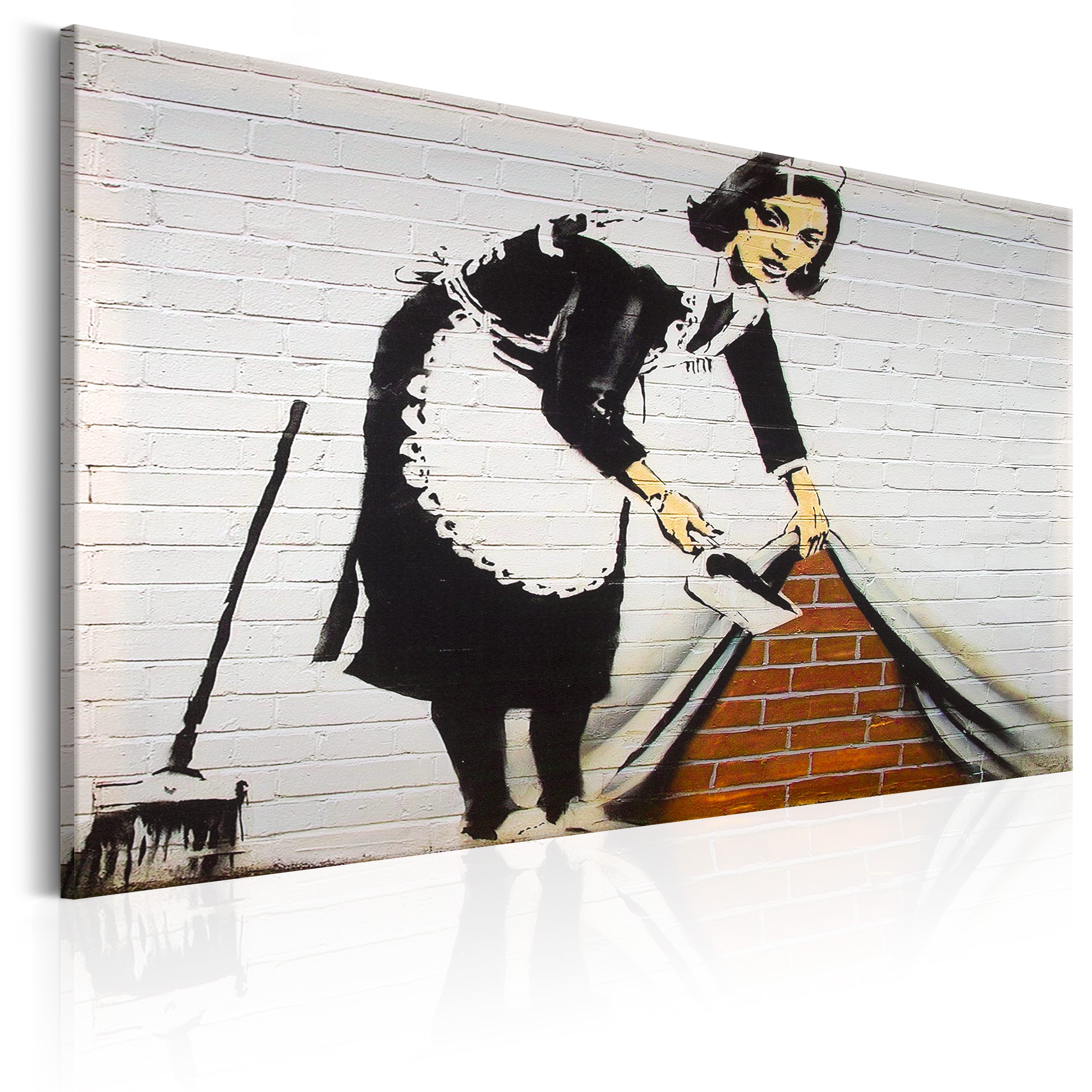 Canvas Print - Maid in London by Banksy - 120x80