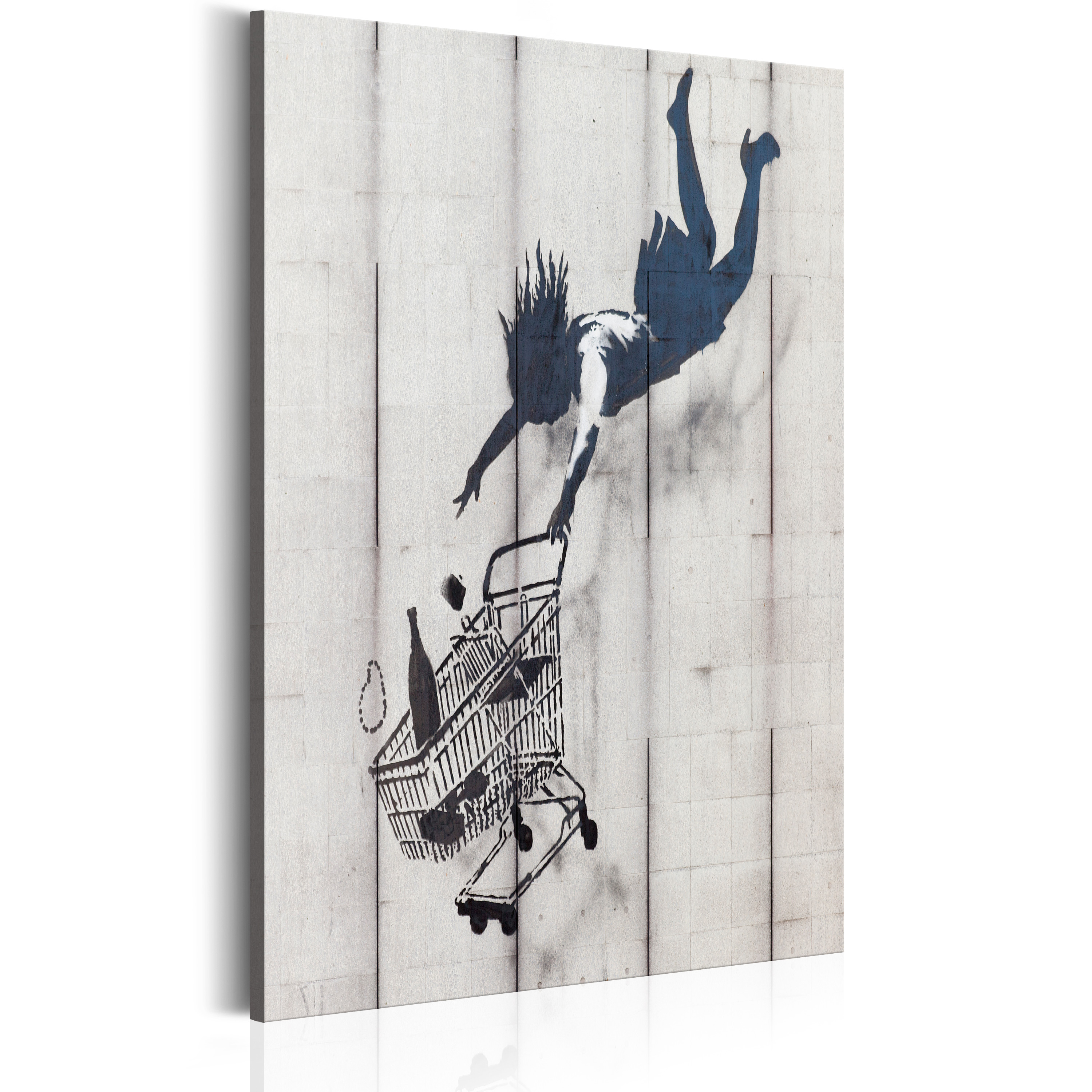 Canvas Print - Shop Til You Drop by Banksy - 60x90