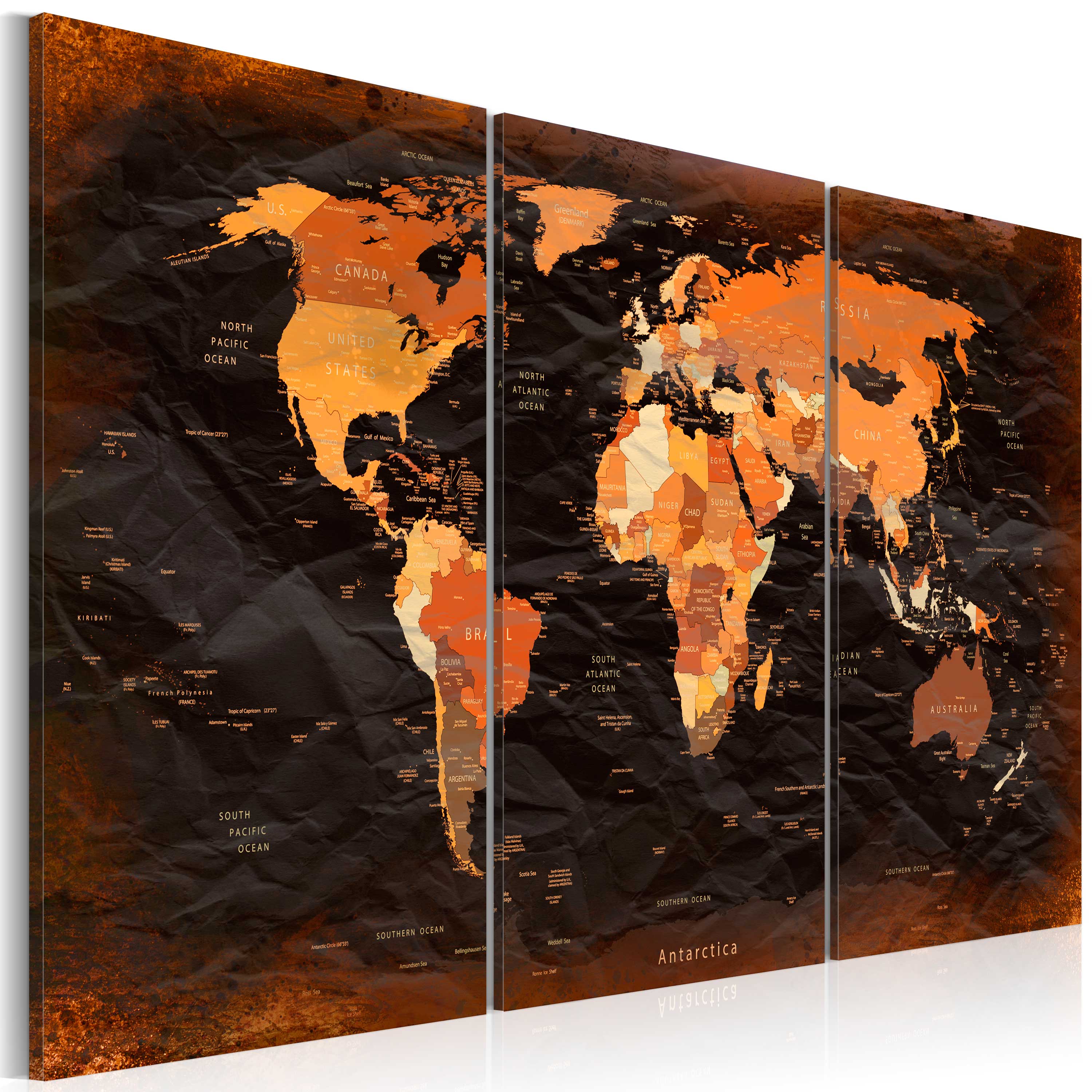 Canvas Print - Remarkable Map - 120x80