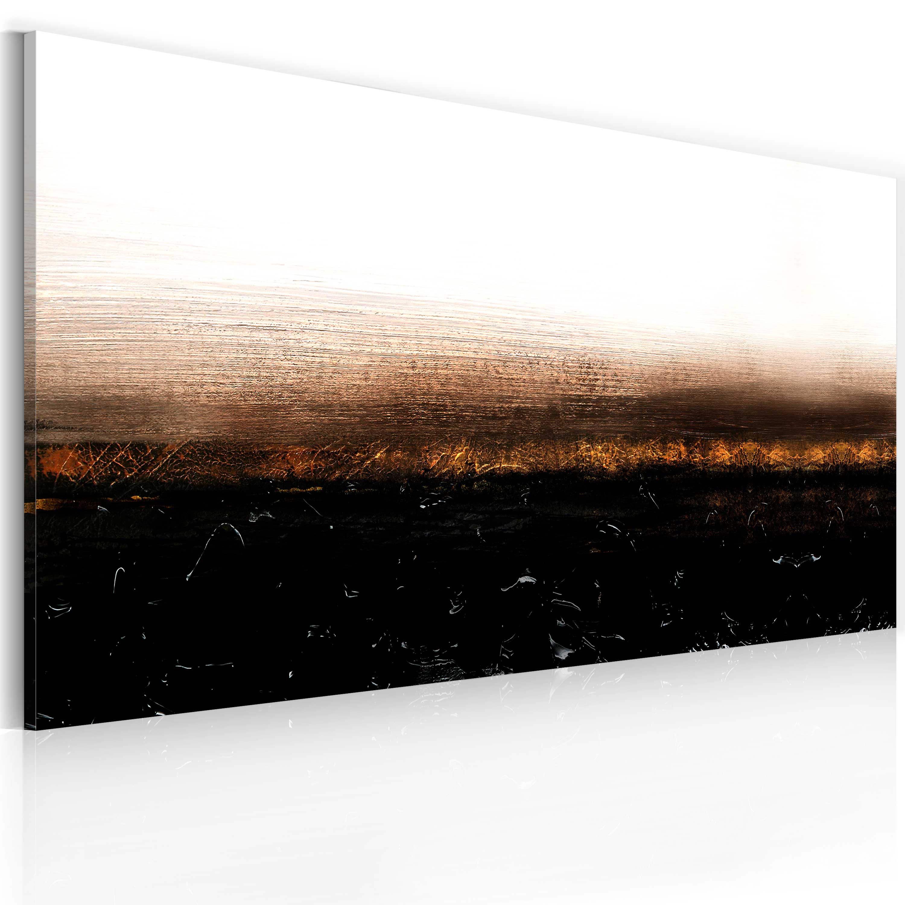 Handmade painting - Black soil (Abstraction) - 120x60