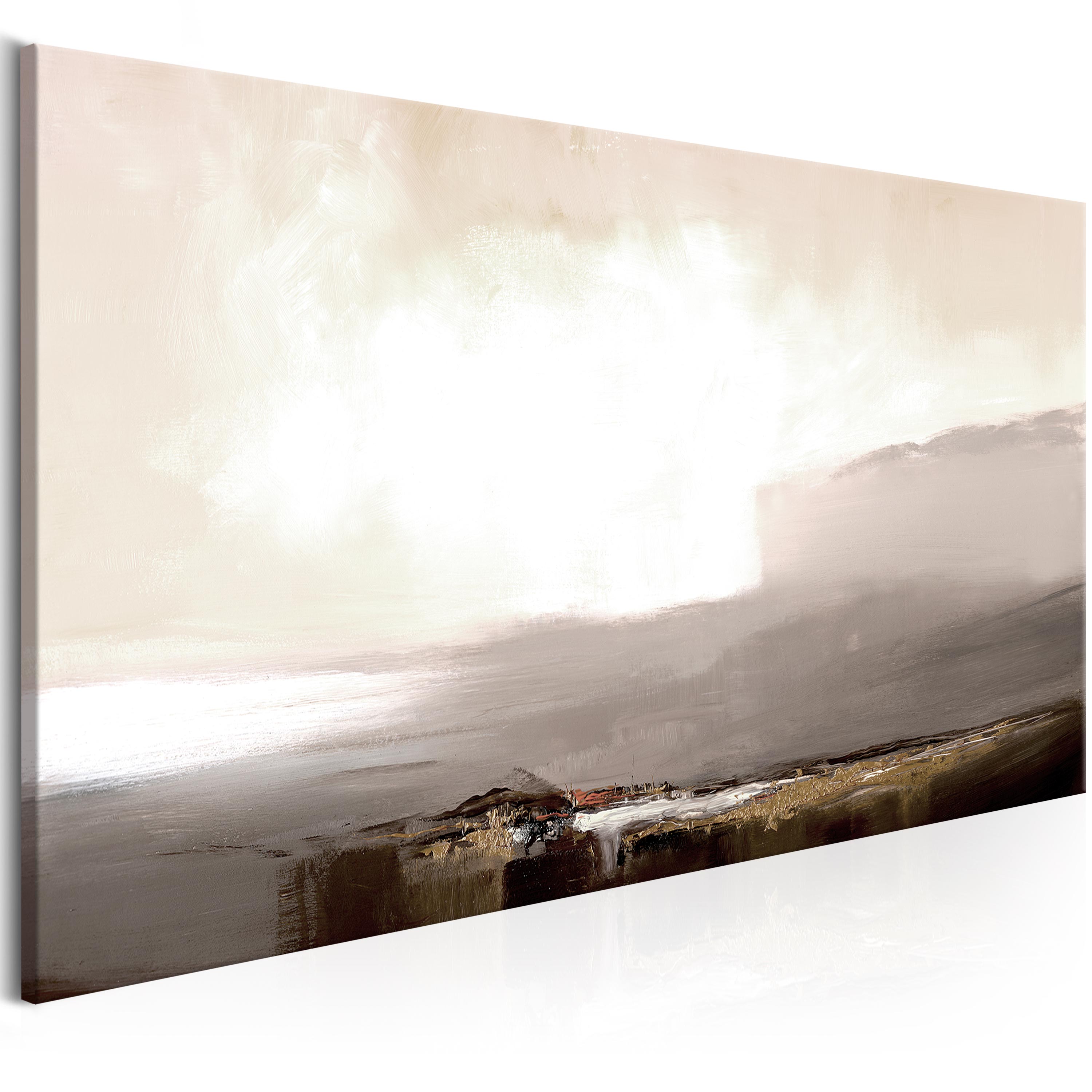 Canvas Print - Beginning of the End (1 Part) Brown Narrow - 150x50