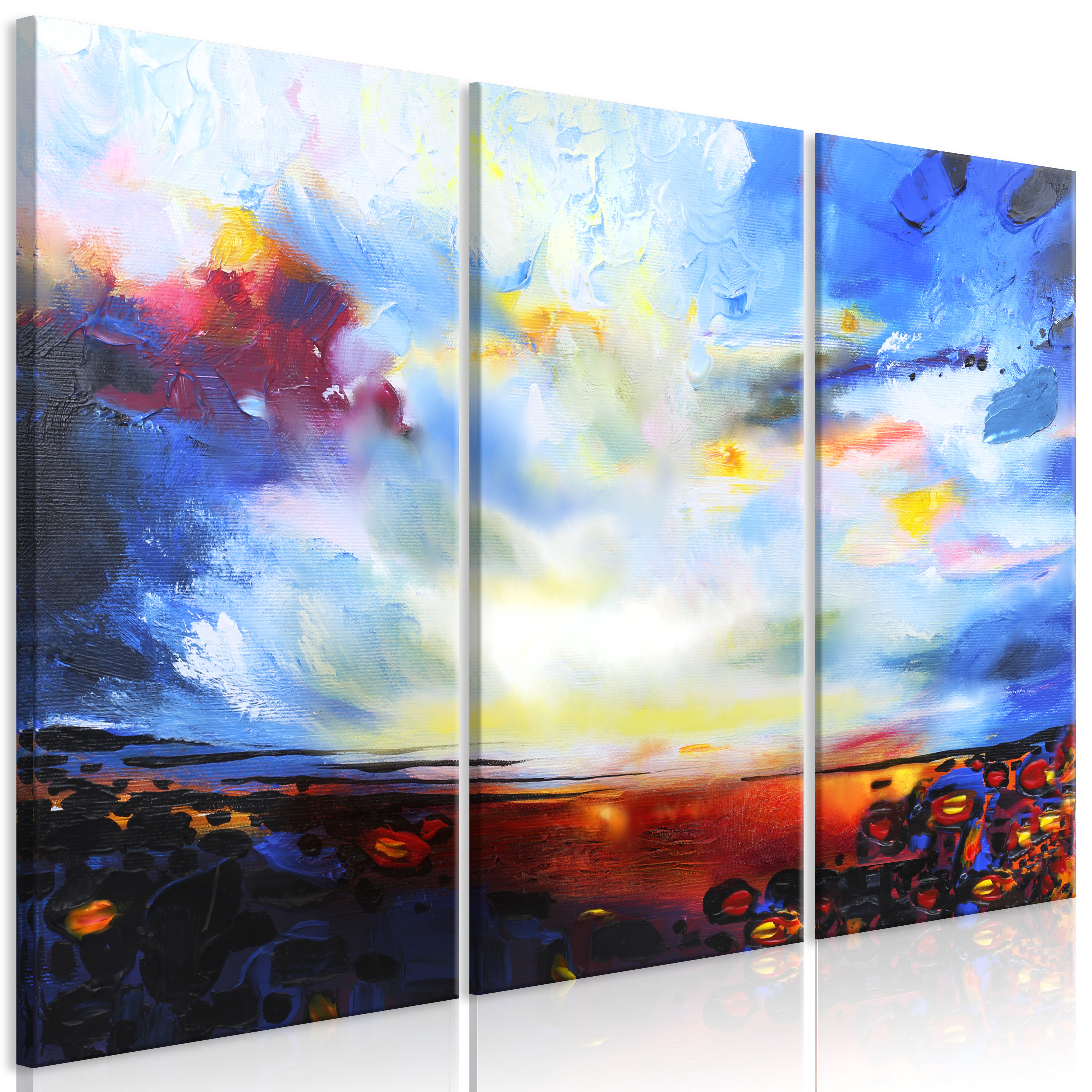 Canvas Print - Colourful Sky (3 Parts) - 90x60