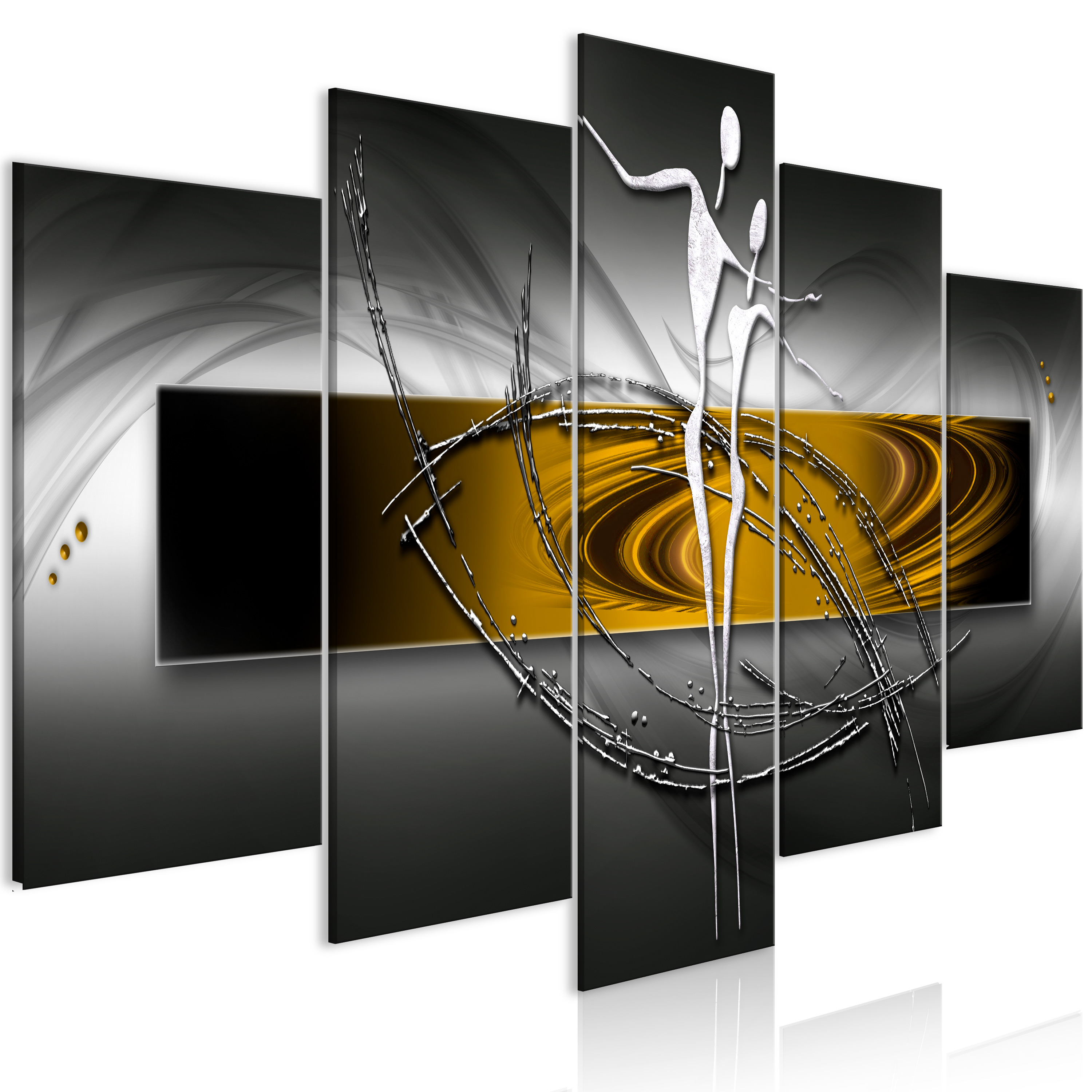 ABSTRACT Canvas Wall Art Image Photo Print a-A-0519-b-n