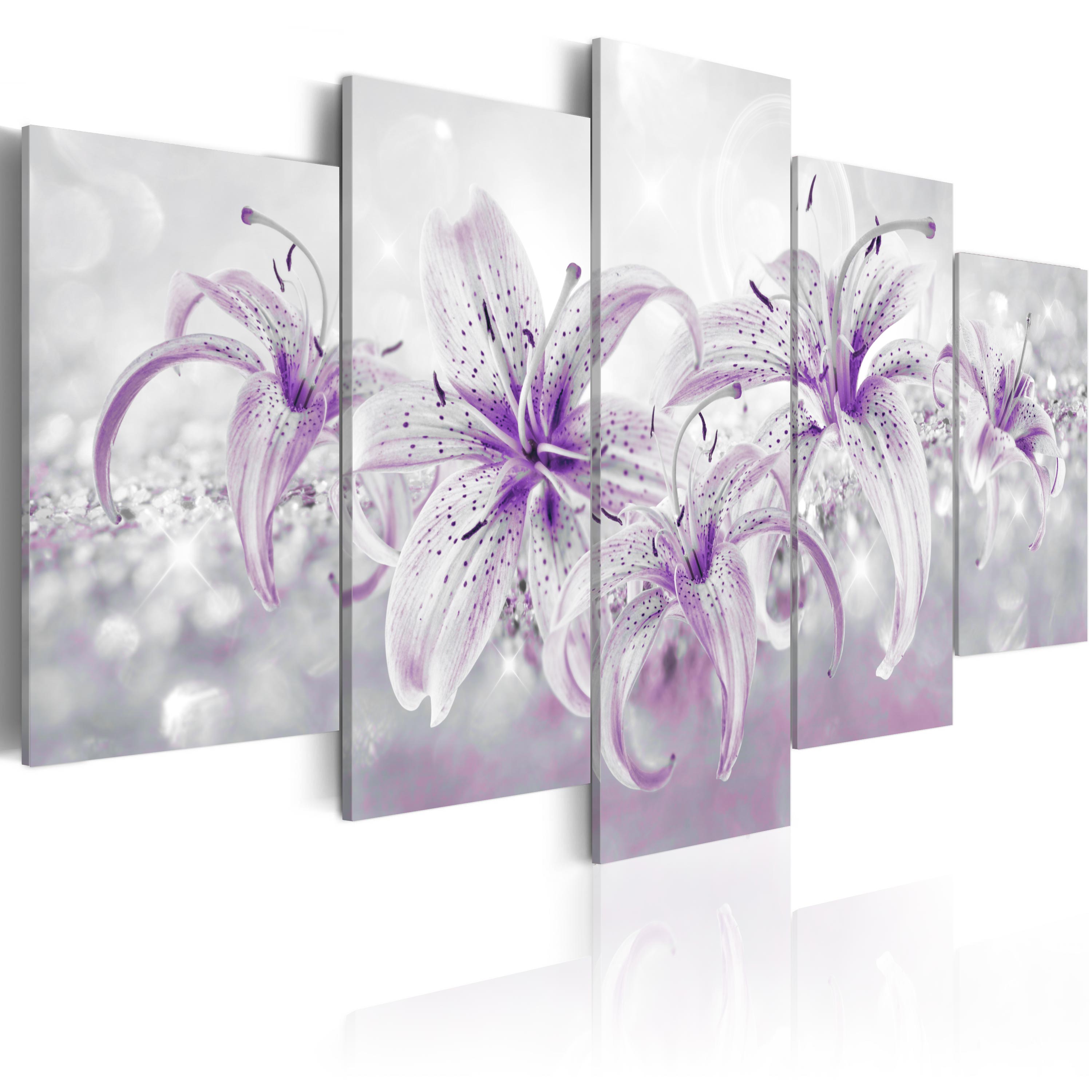 Canvas Print - Purple Graces - 200x100