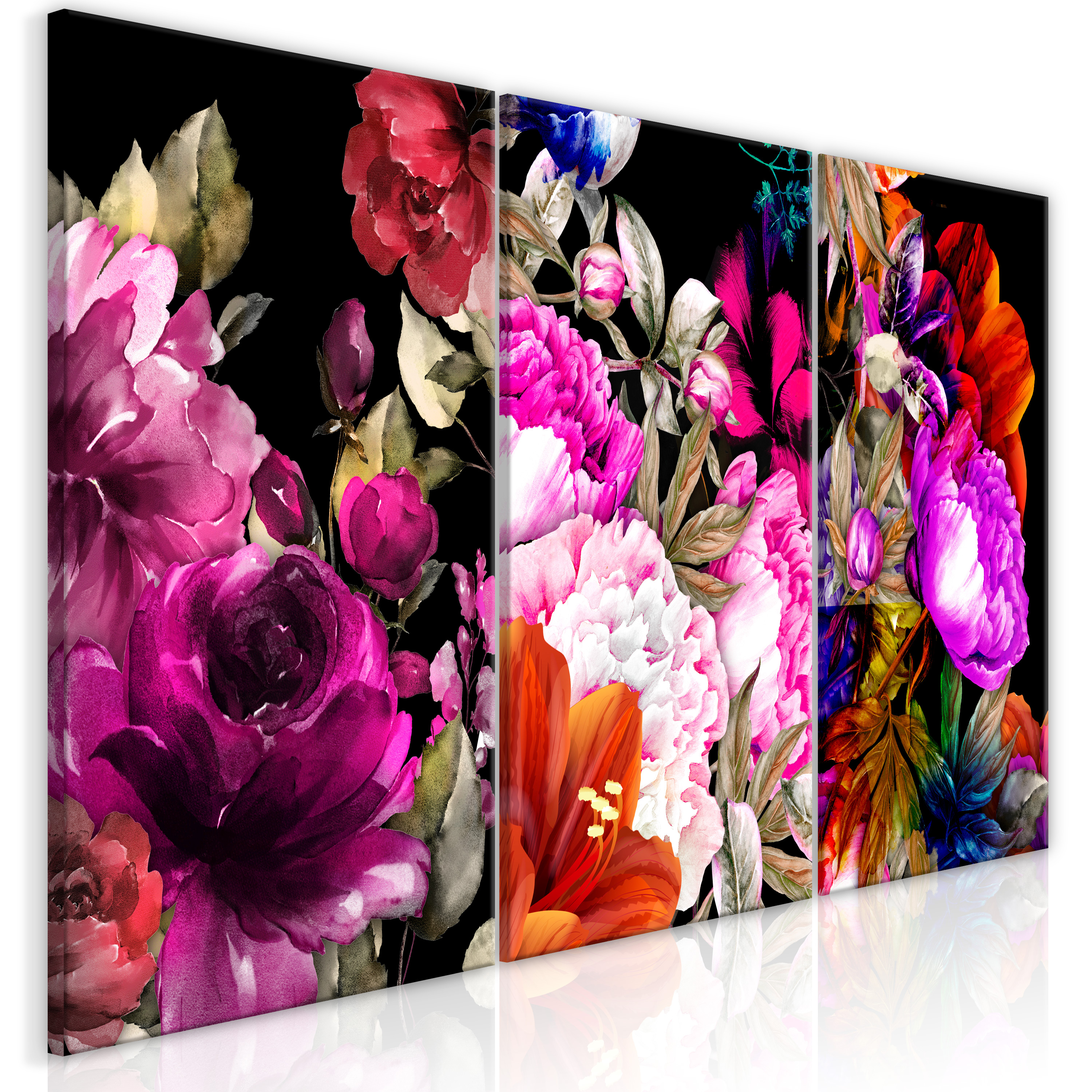 Canvas Print - Holiday Bouquet (3 Parts) - 120x60