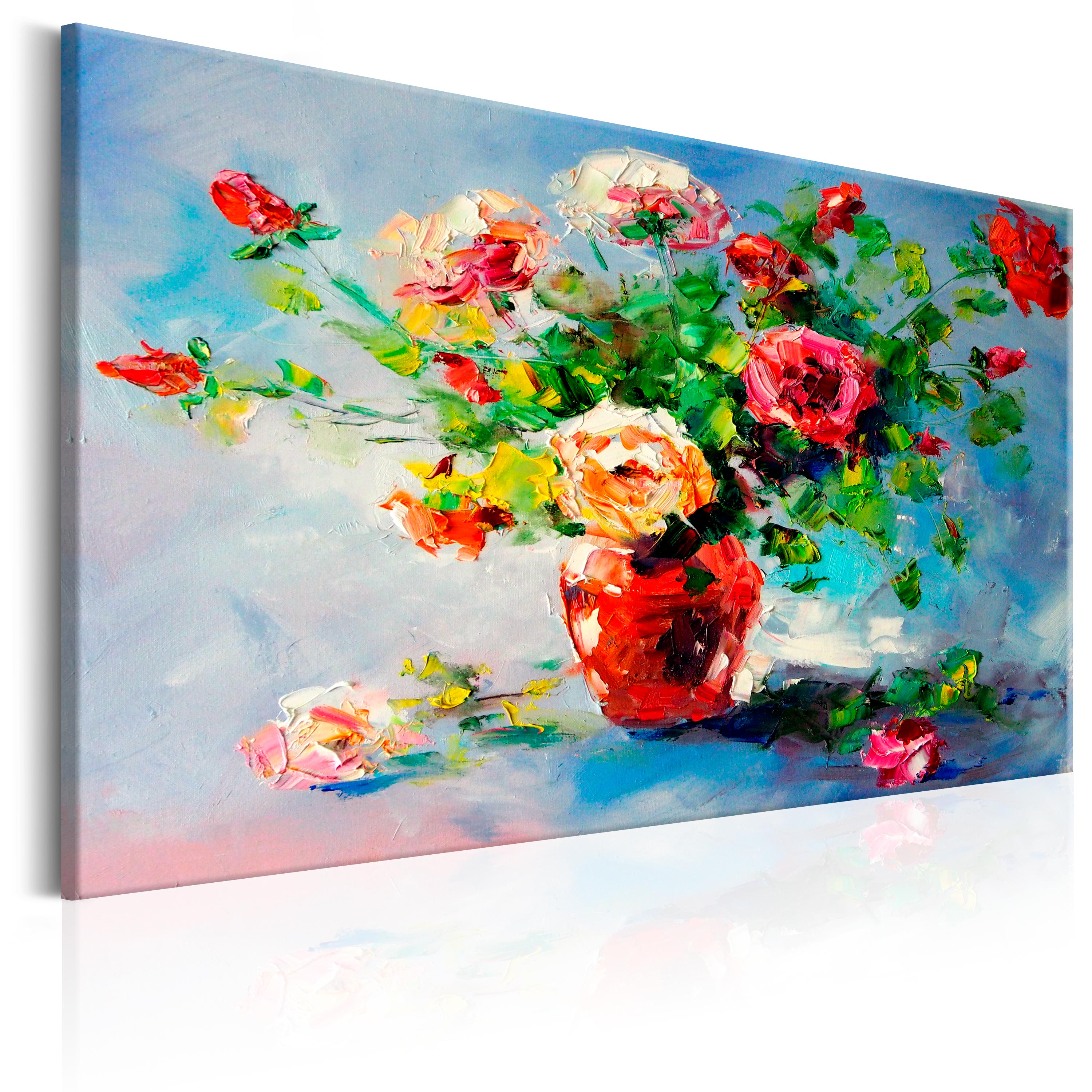 Handmade painting - Beautiful Roses - 90x60