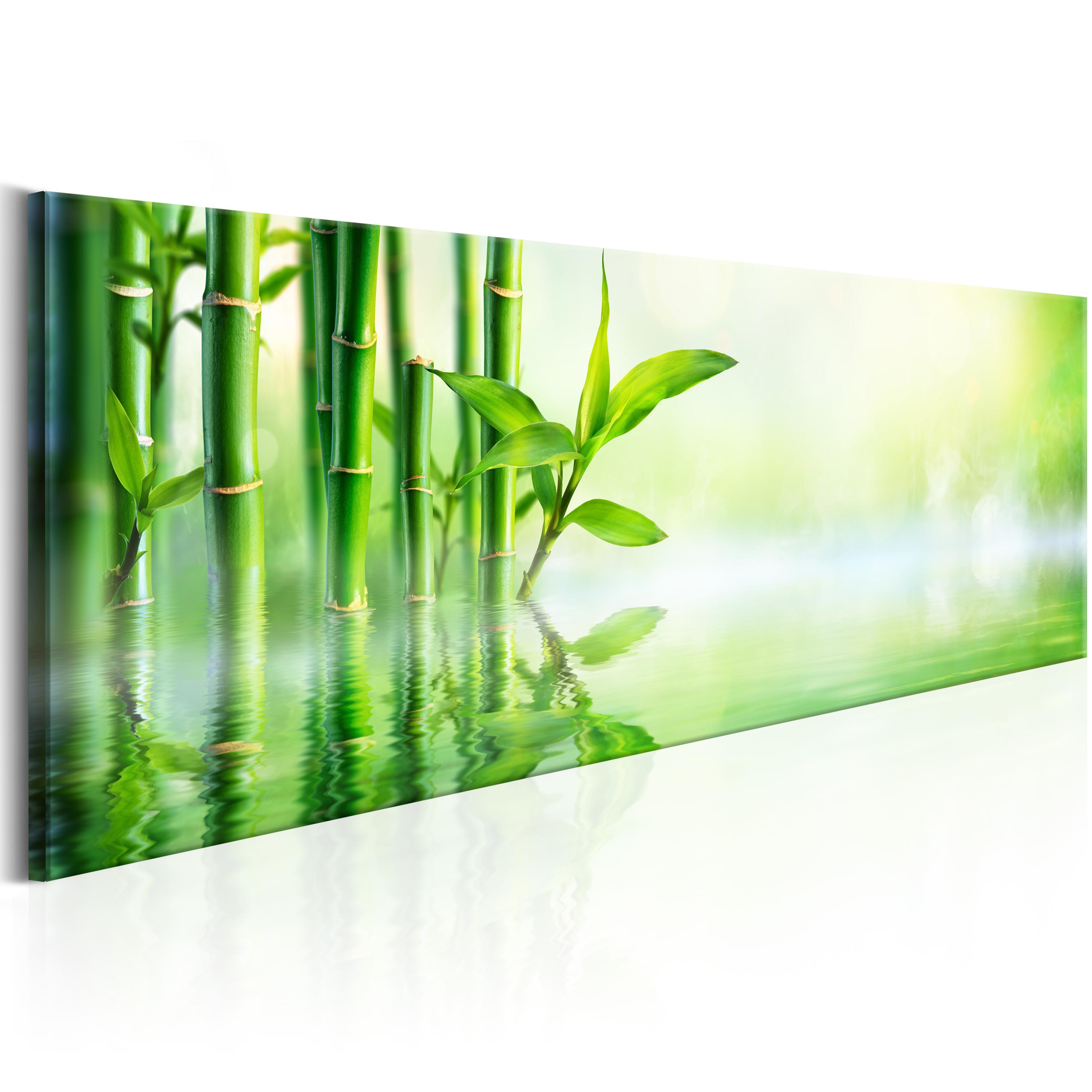 Canvas Print - Green Bamboo - 120x40