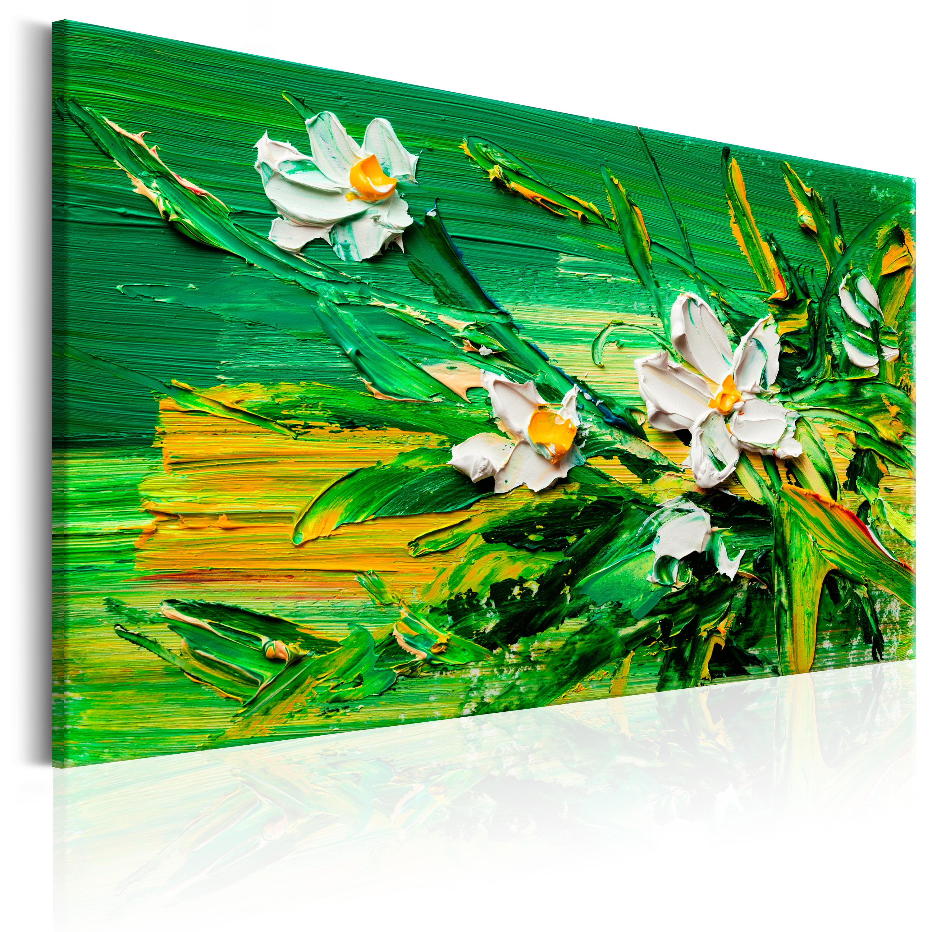 Canvas Print - Impressionist Style: Flowers - 120x80