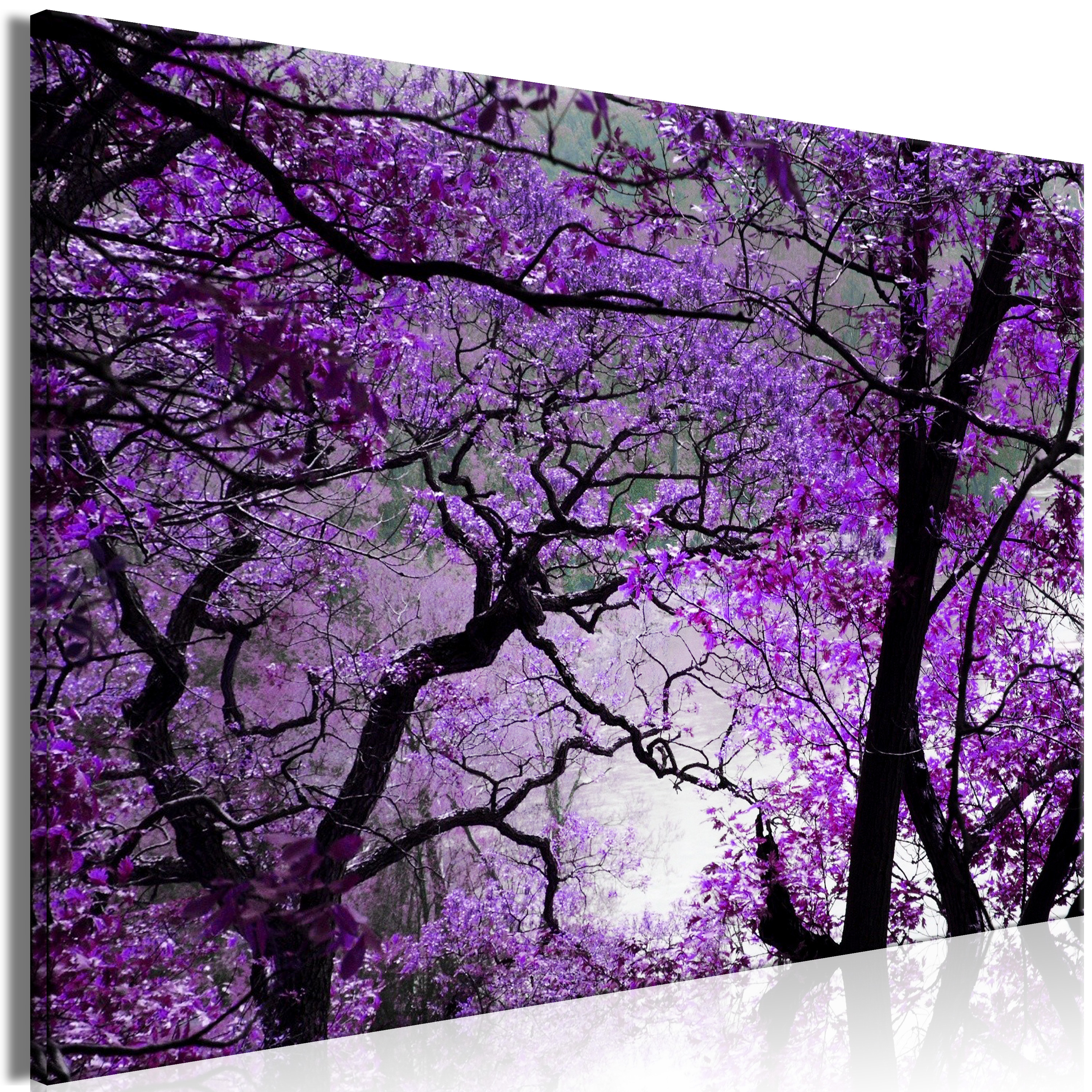 Canvas Print - Purple Afternoon (1 Part) Wide - 120x80