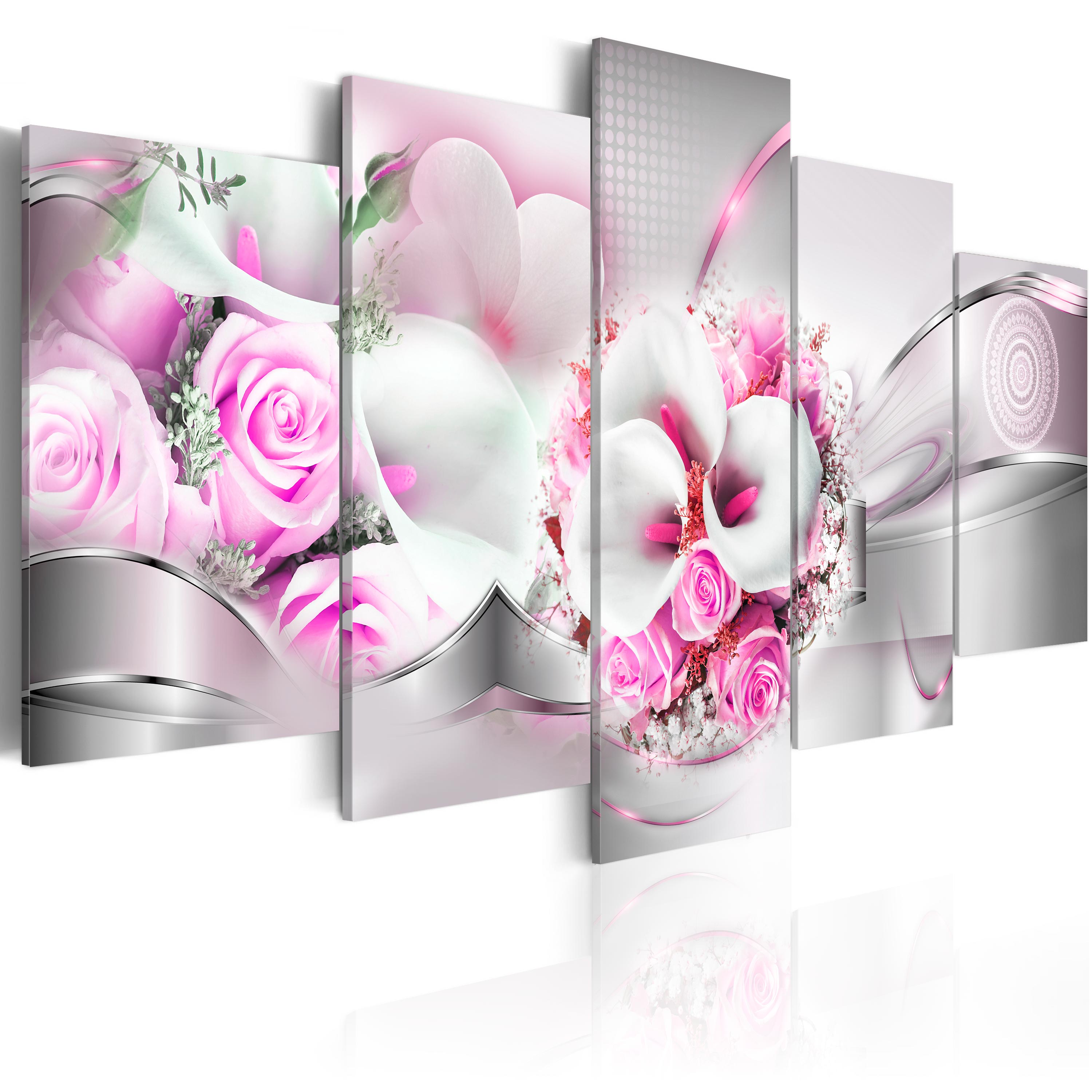 Canvas Print - Pink Marriage - 200x100
