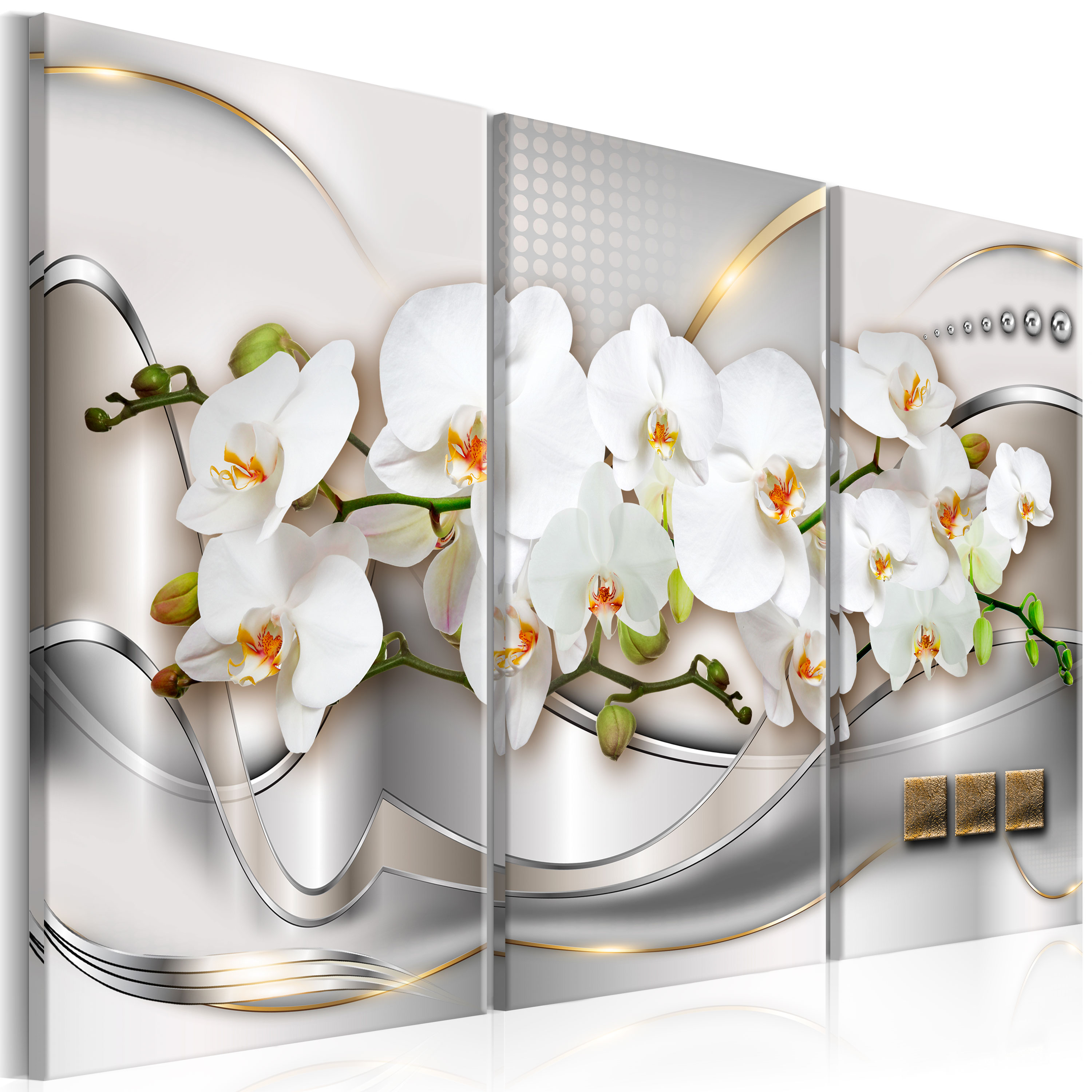 Canvas Print - Blooming Orchids I - 90x60