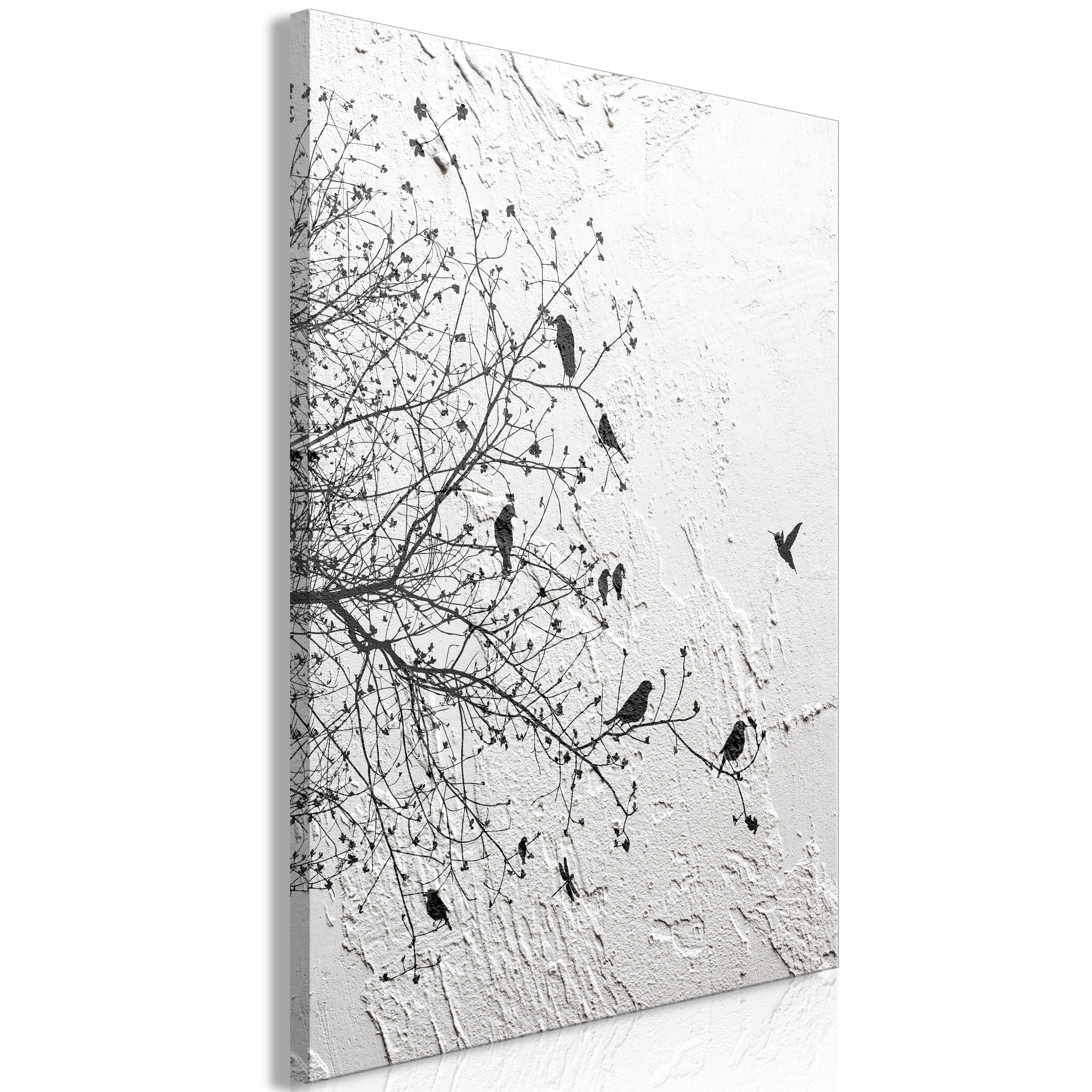 Canvas Print - Birds on Tree (1 Part) Vertical - 60x90