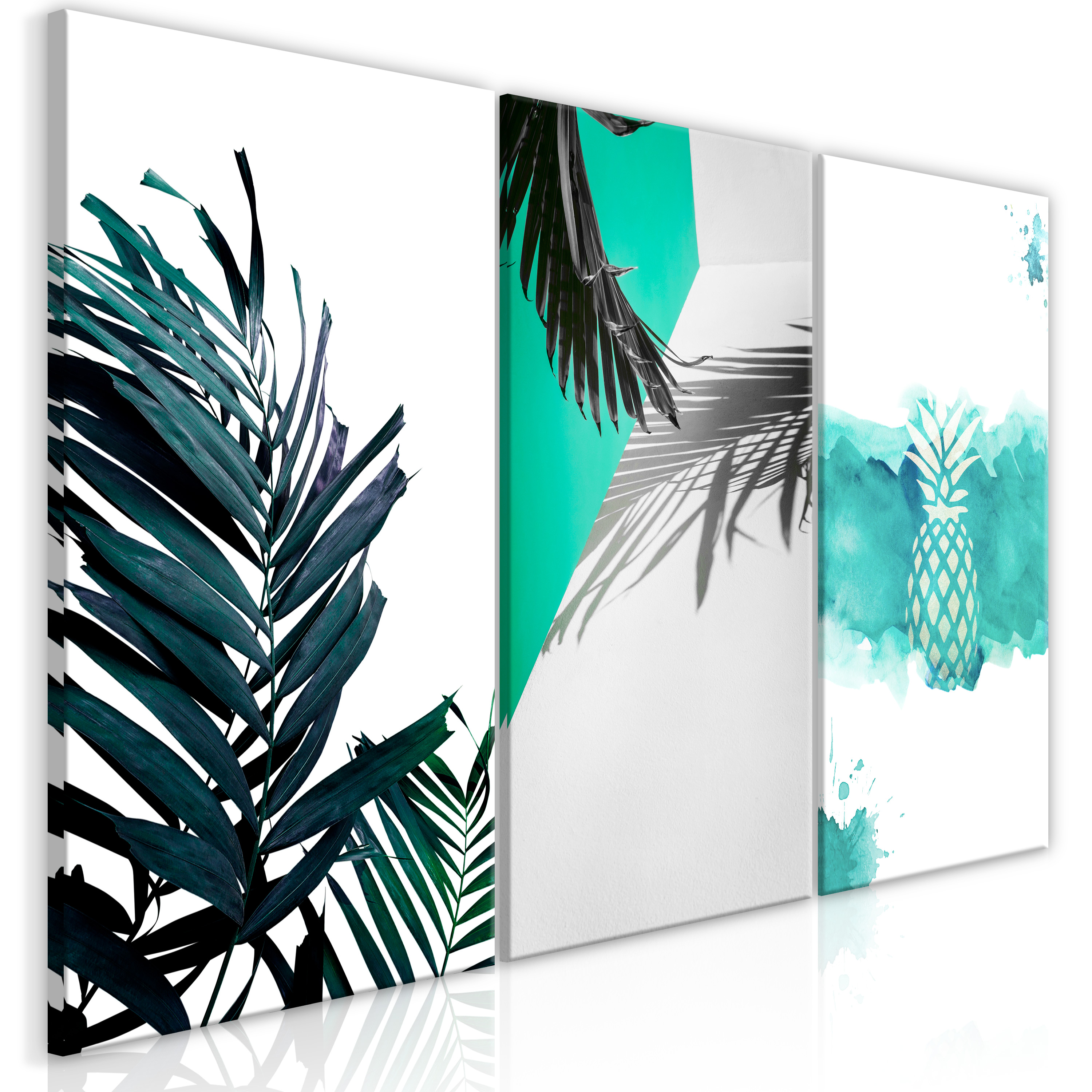 Canvas Print - Palm Paradise (3 Parts) - 120x60