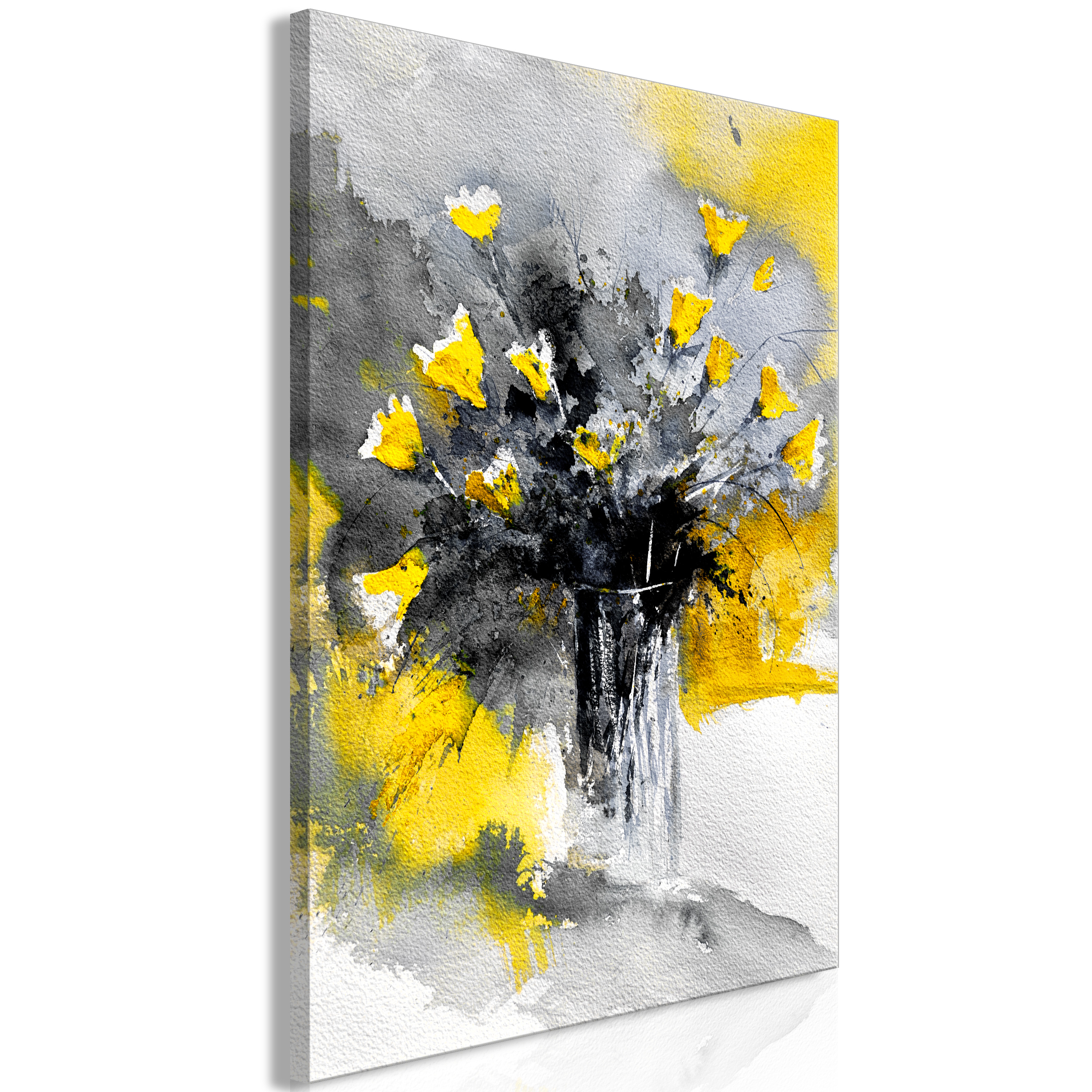 Canvas Print - Bouquet of Colours (1 Part) Vertical Yellow - 60x90