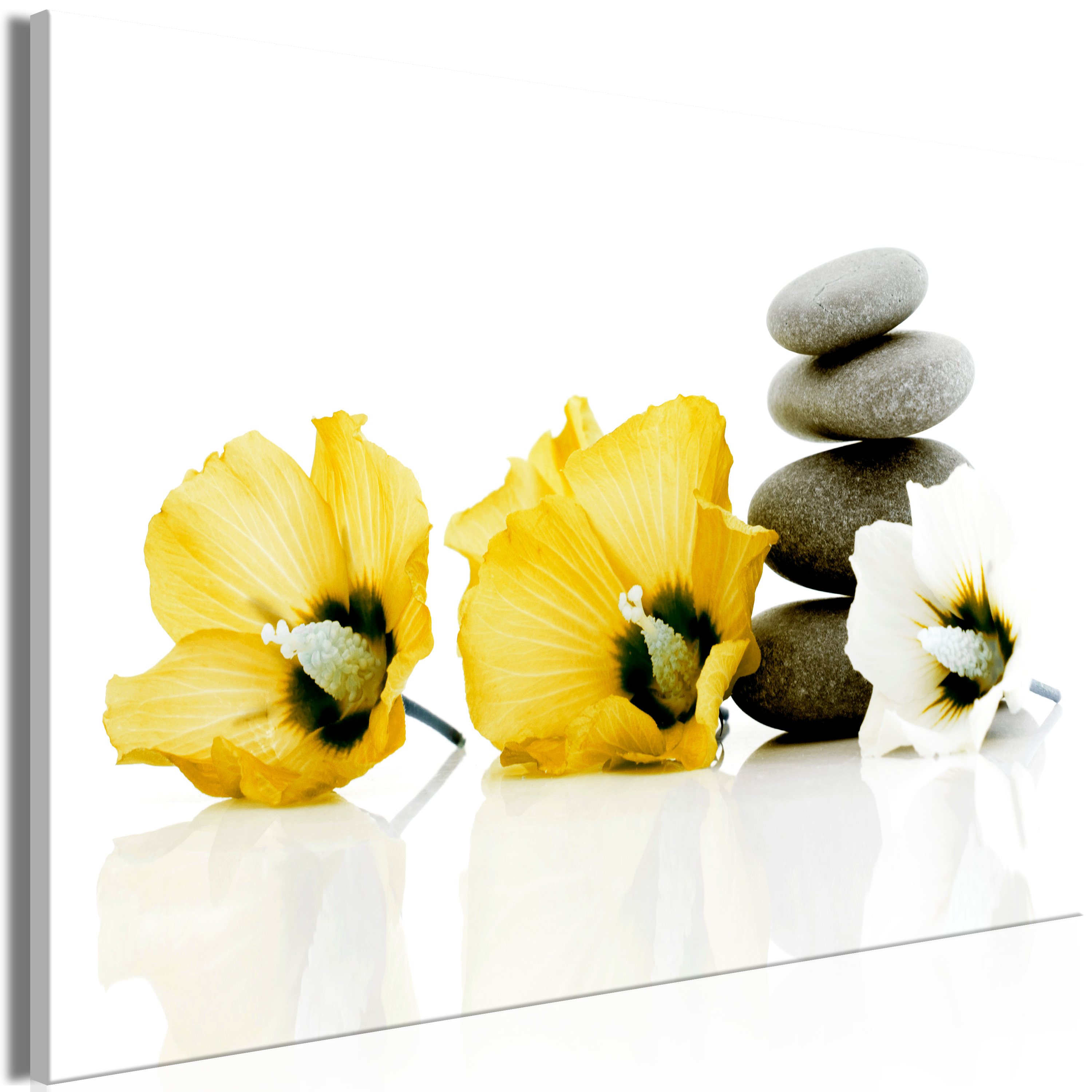 Canvas Print - Calm Mallow (1 Part) Wide Yellow - 90x60